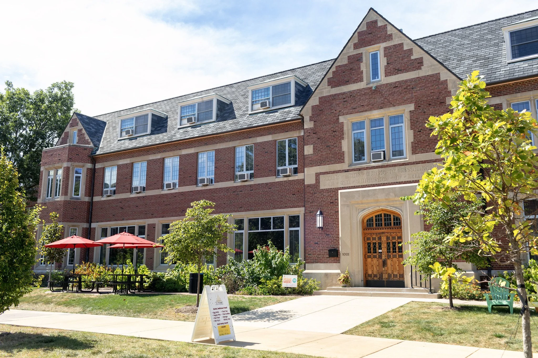 The University YMCA building.