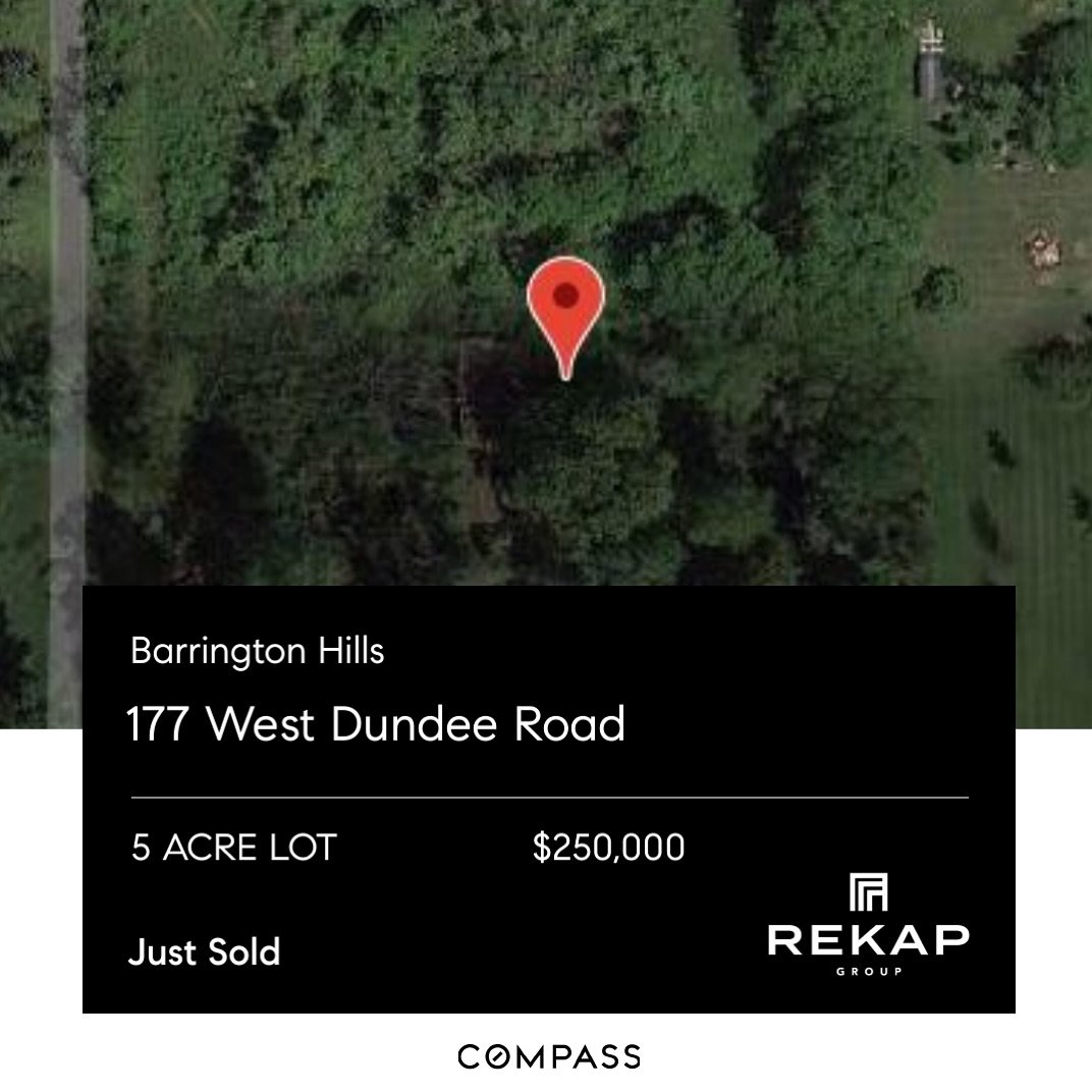 JUST SOLD! Represented the buyers. 

📍Barrington Hills
💰$250,000
📏 5 Acres

💼 Agent: Michael Kaplan
📱224-688-1644
📧 mkaplan@rekapgroup.com