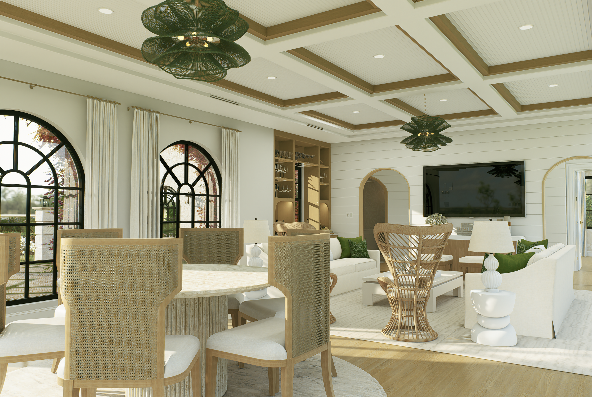 Main Living Room + Breakfast Table