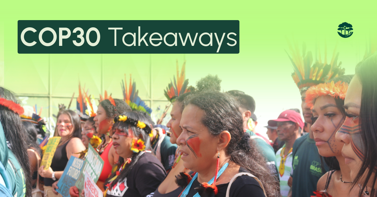 Header: COP30 Takeaways