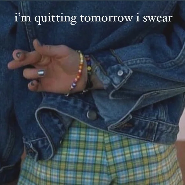 now where have I heard this before … 🤔 there’s no time like the present! think you’ll look back and say “I just wish I had continued vaping longer” OR “wow, I really wish I had quit sooner”? you have everyt