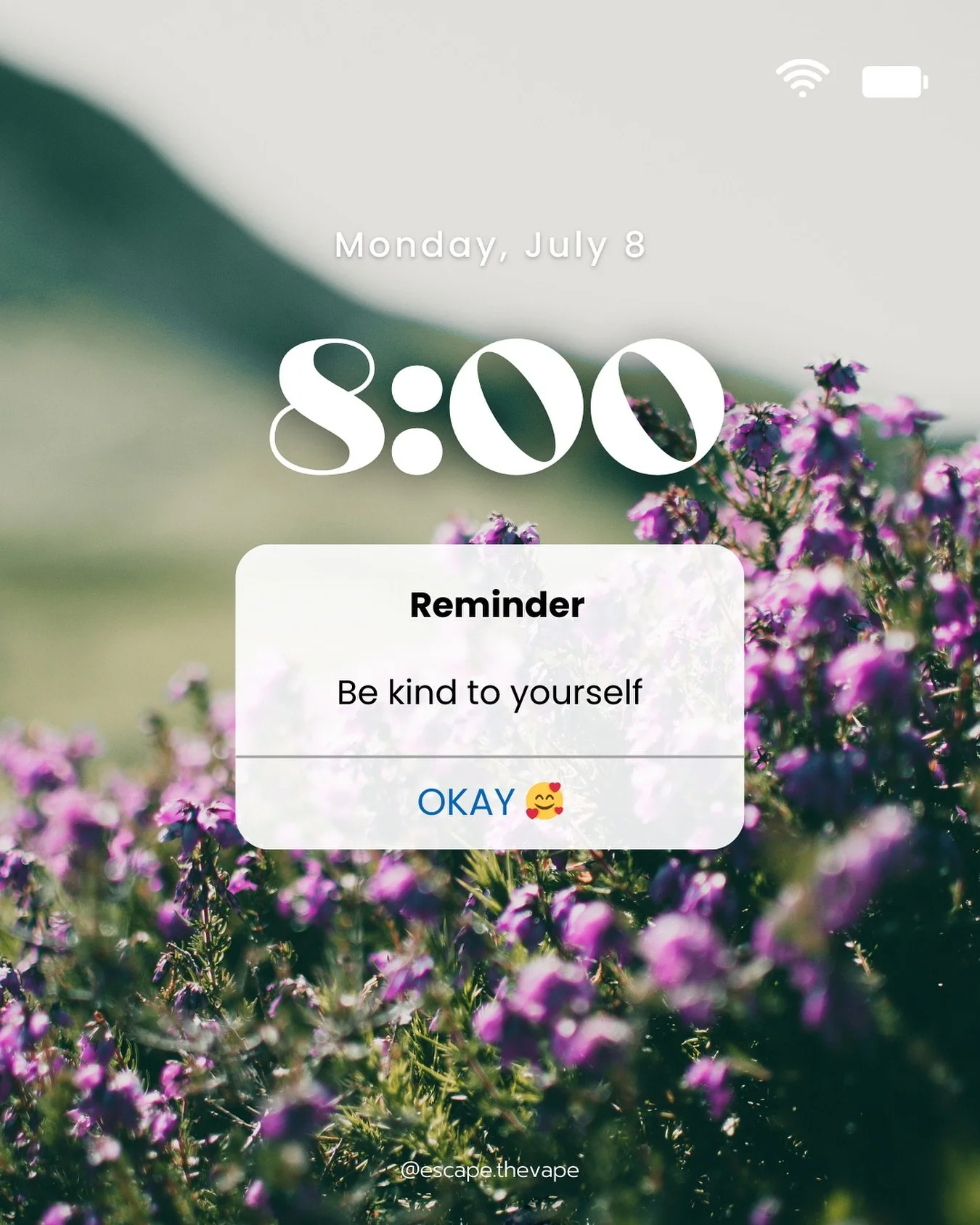 Quitting is a journey that requires a lot of patience and self-compassion. Be ✨kind✨ to yourself, whether you’re irritable from cravings or you’ve recently relapsed. You got this!!! You’re strong, capable, and resilient. 💪🏽 Keep g