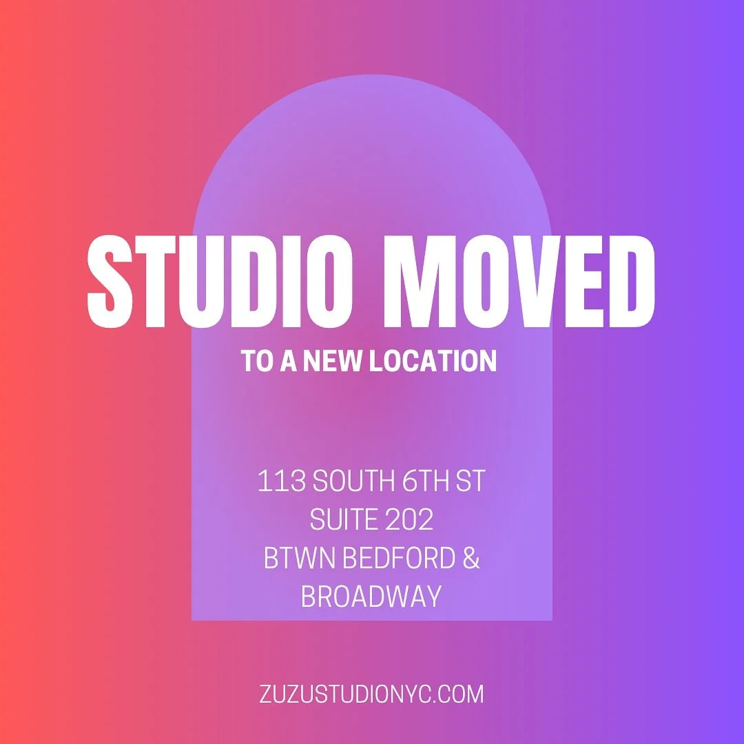 113 south 6th street suite 202c 
The bell is 202 😘 
Second floor. There&rsquo;s light!! There&rsquo;s a window! There&rsquo;s a skylight! We&rsquo;re out of the basement! So excited to create new memories in a new space surrounded by my talented and