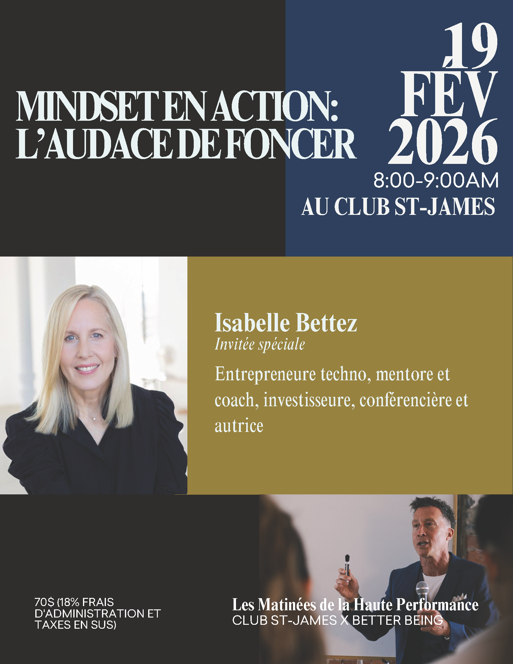 Les matinées de haute performance | Jeudi 19 février 2026