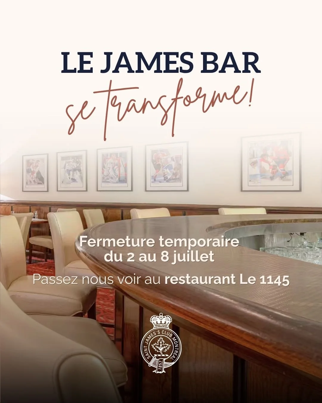Le Bar James se refait une beauté! 