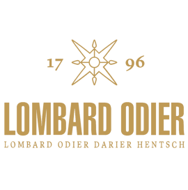 Lombard Odier logo with star design and text including '1796'