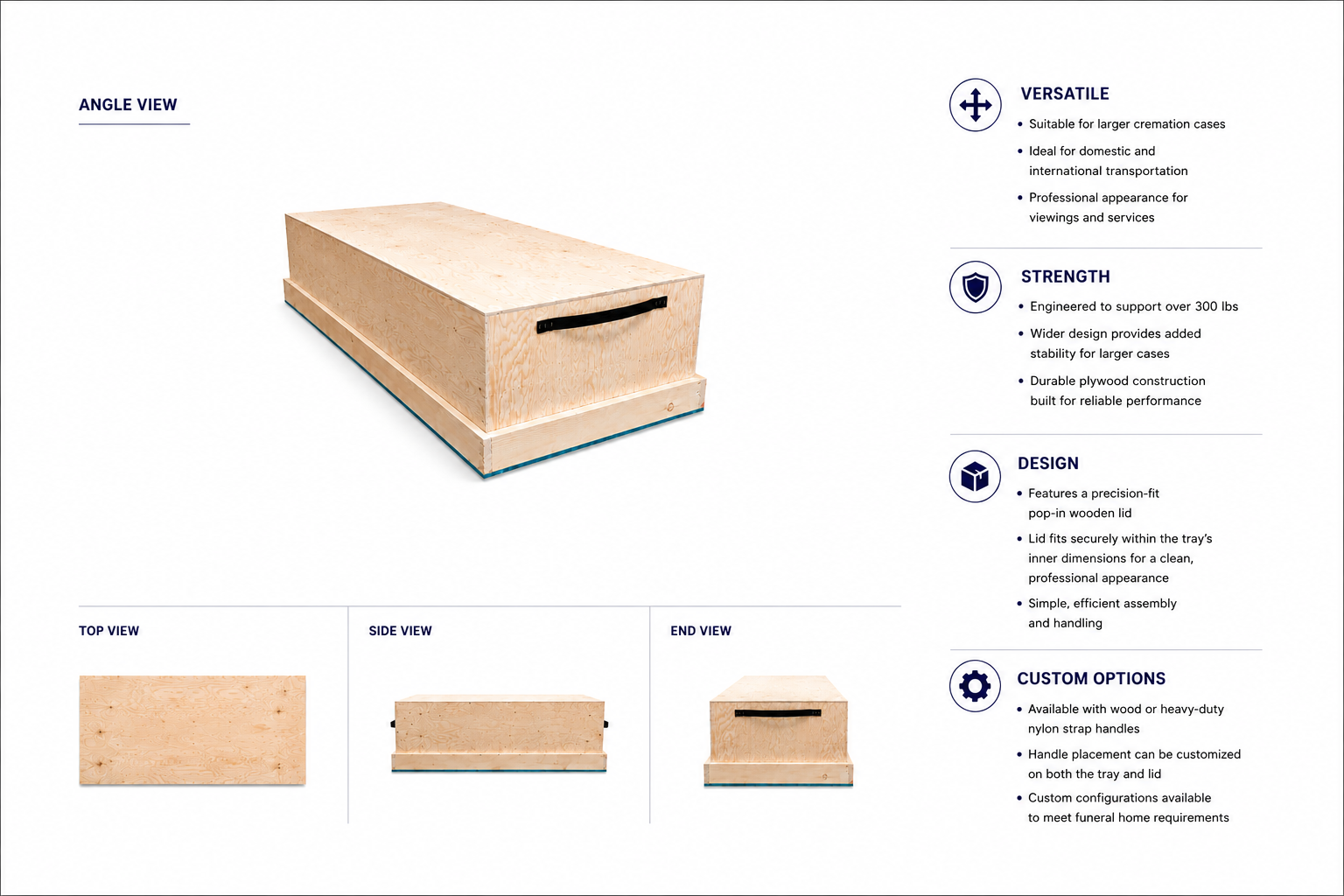 NCS Multi-Purpose Cremation Container