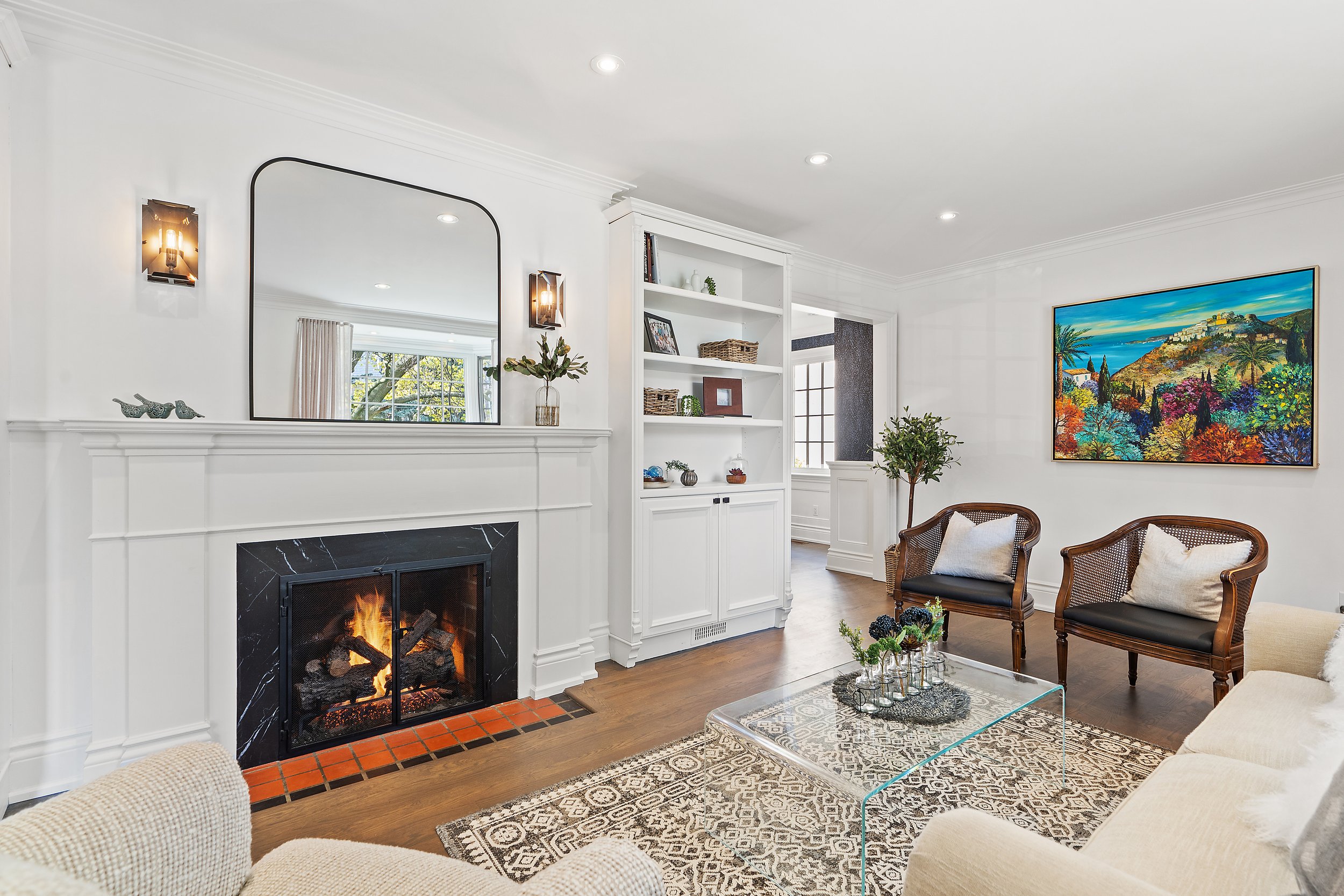 Living Room Design, Fireplace Design