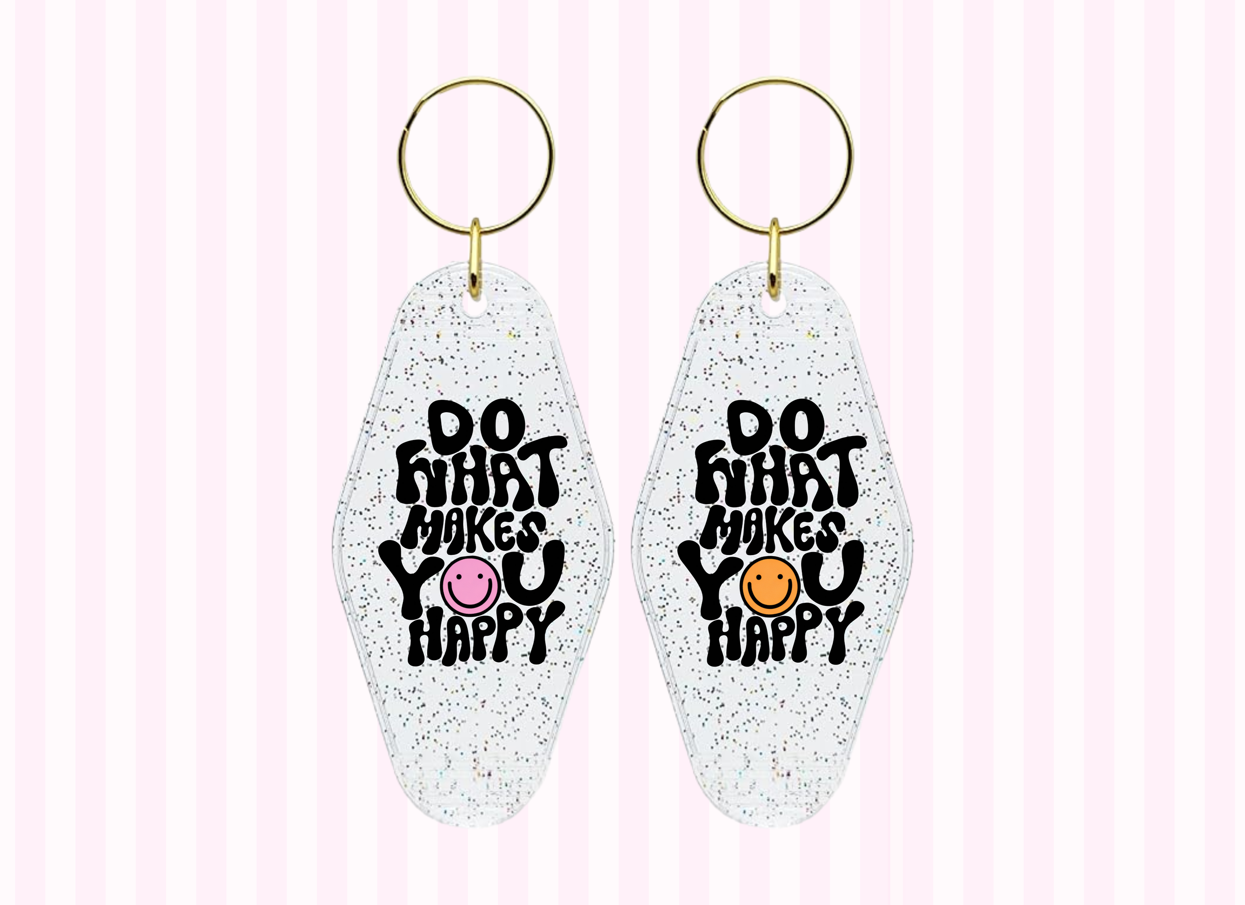 Makes You Happy Motel Keychain