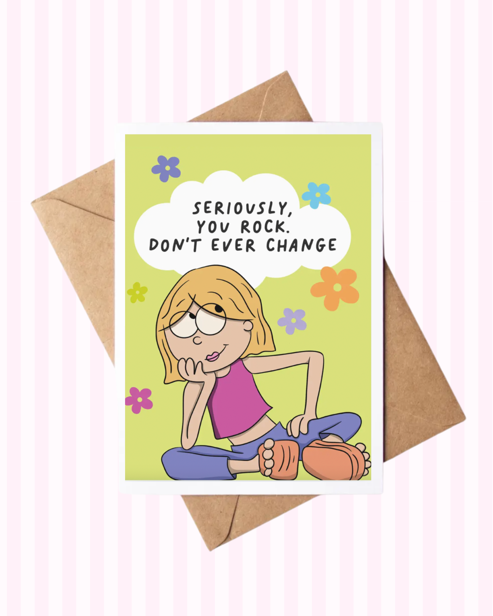 You Rock Lizzie Card