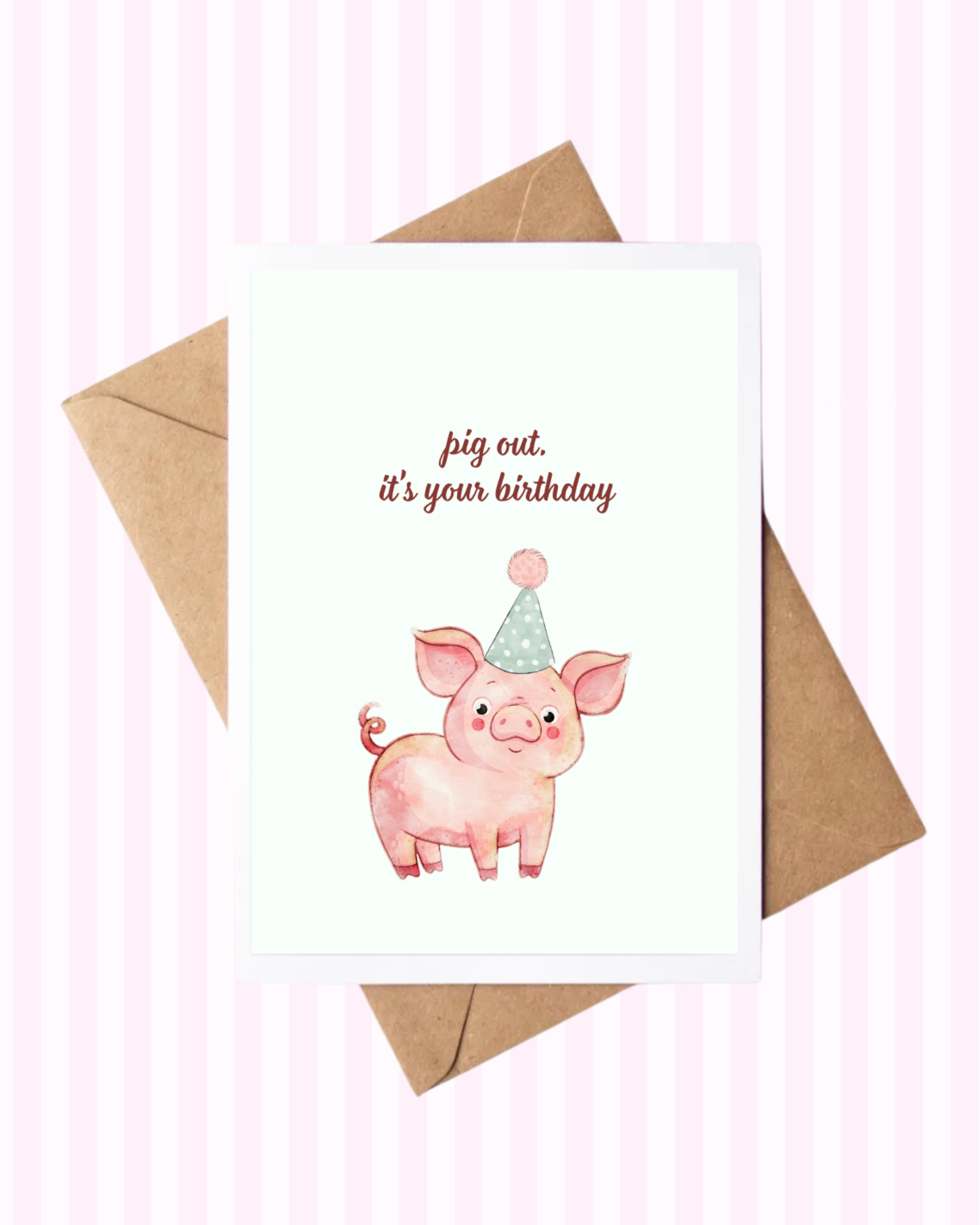 Pig Out Card