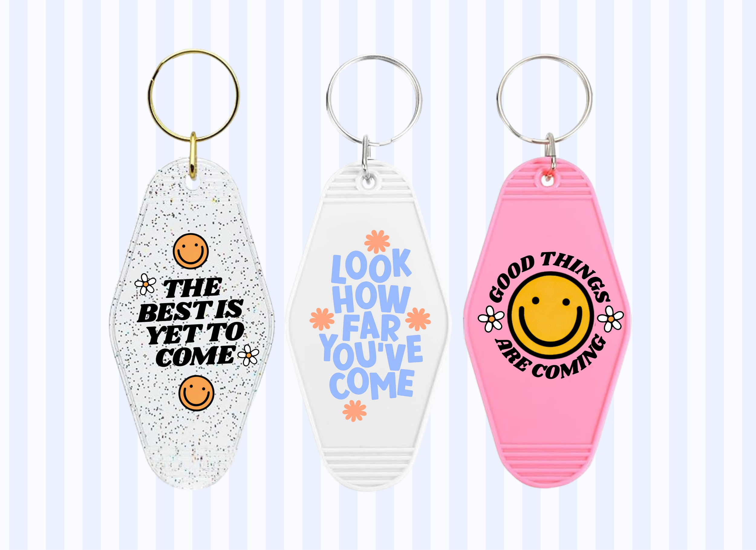 Positive Motel Keychain