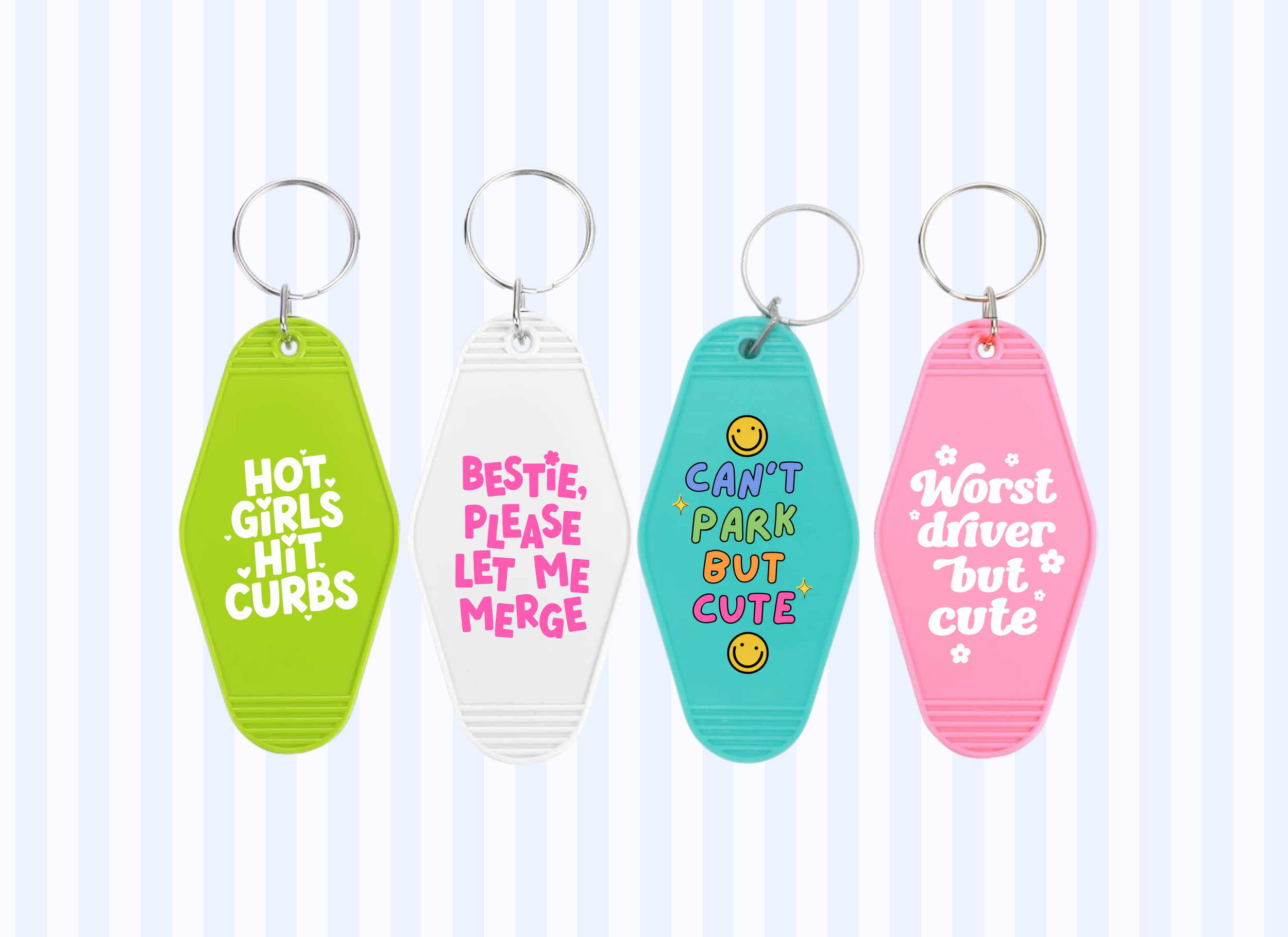 Funny Motel Keychain