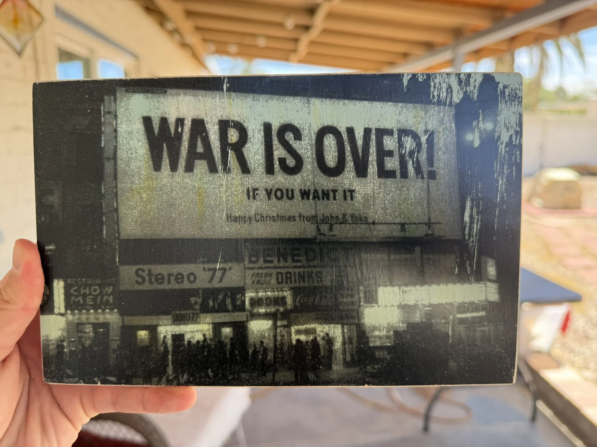WAR IS OVER!