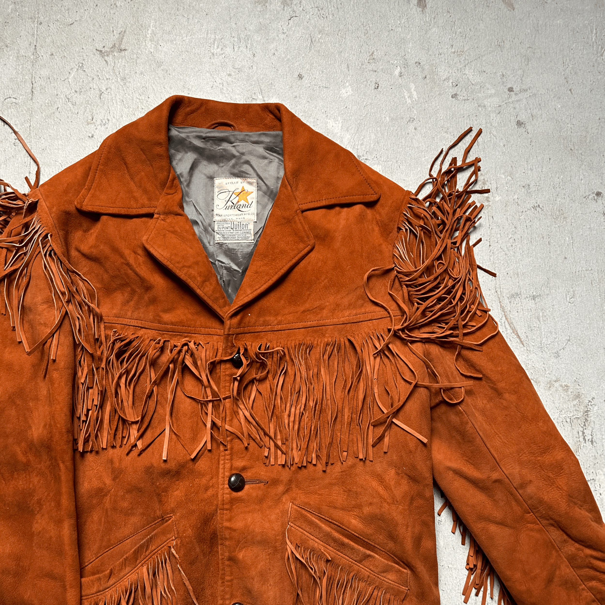 60s Fringe Suede Jacket - Small