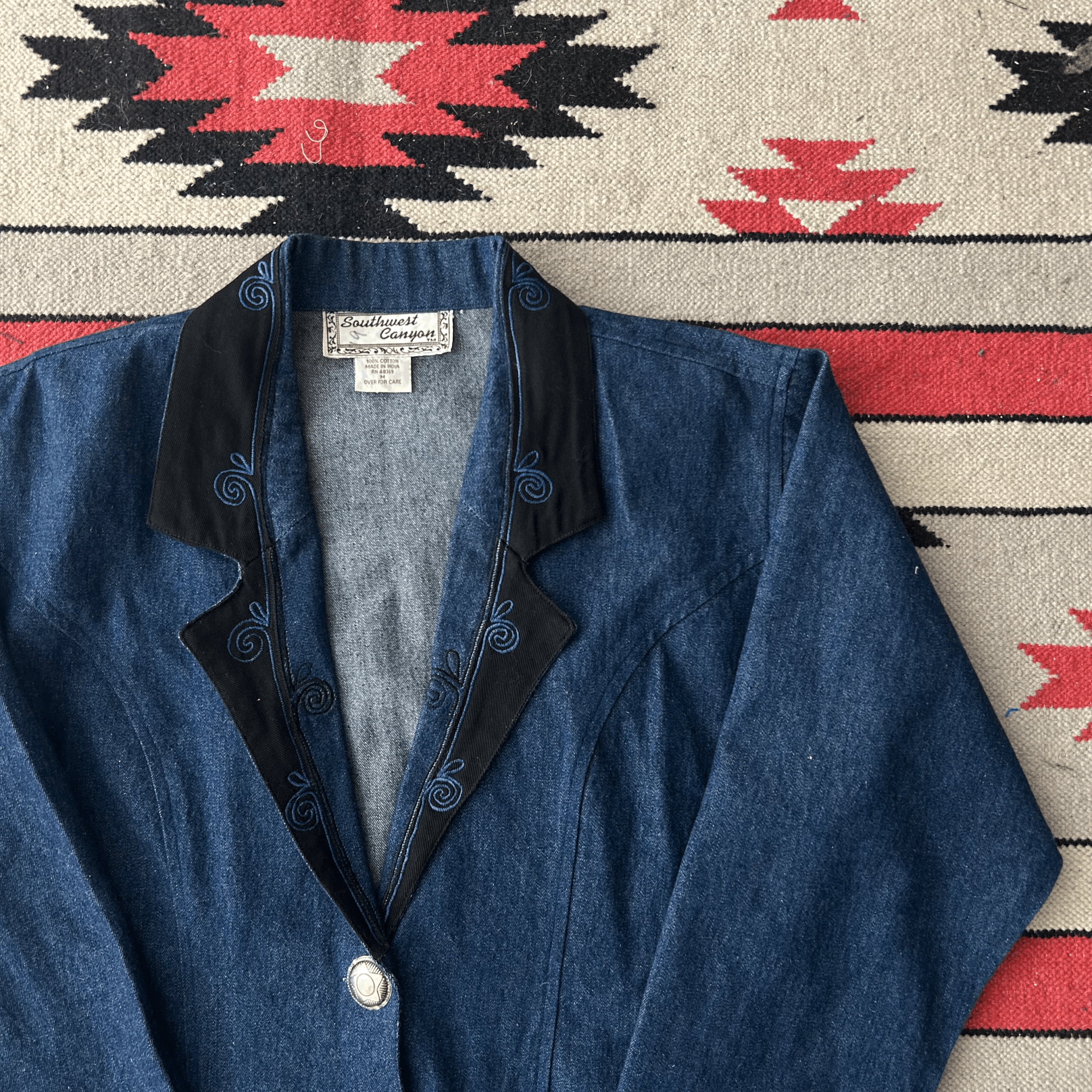 Denim Cowgirl Blazer Medium