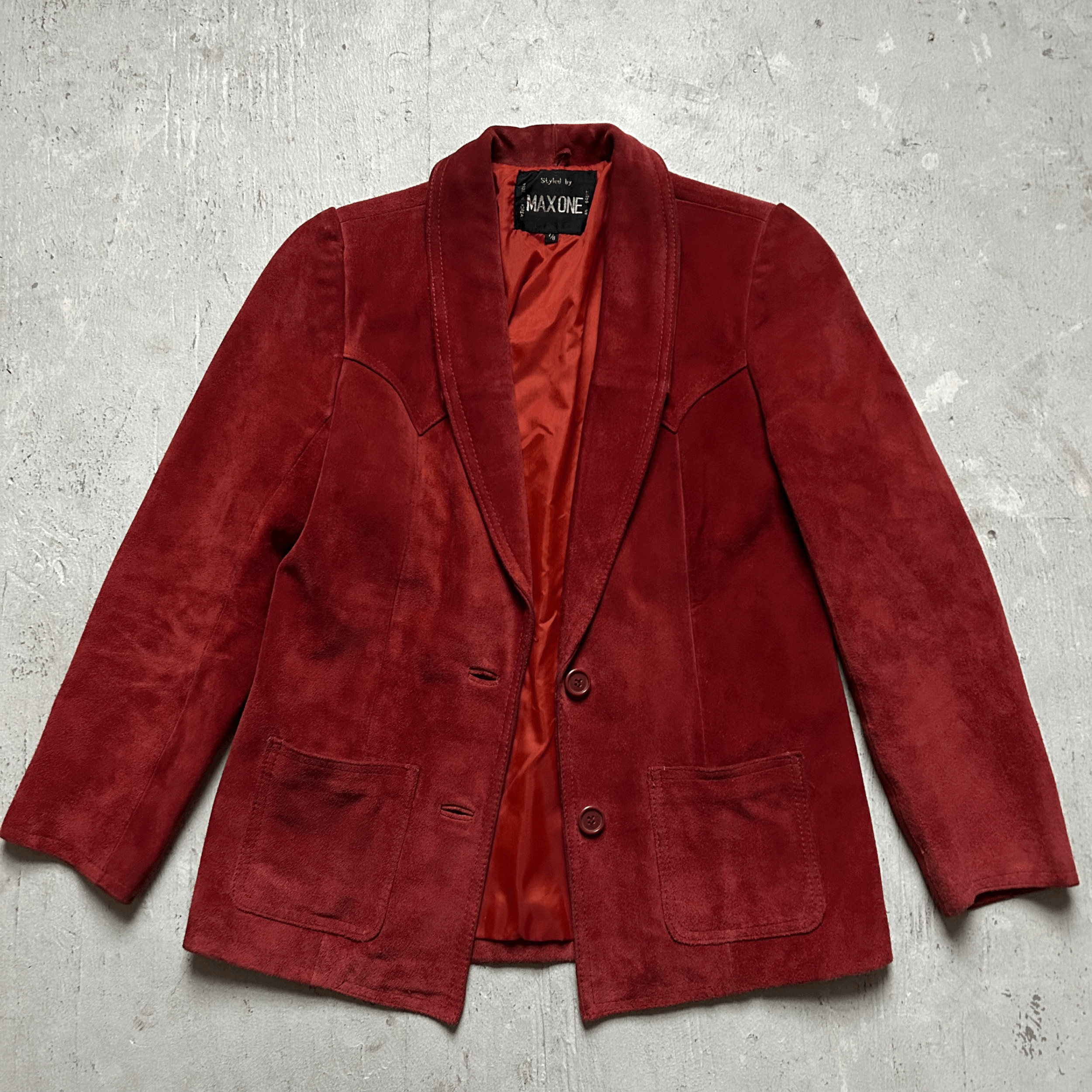 80s Suede Western Cowgirl Jacket - Small