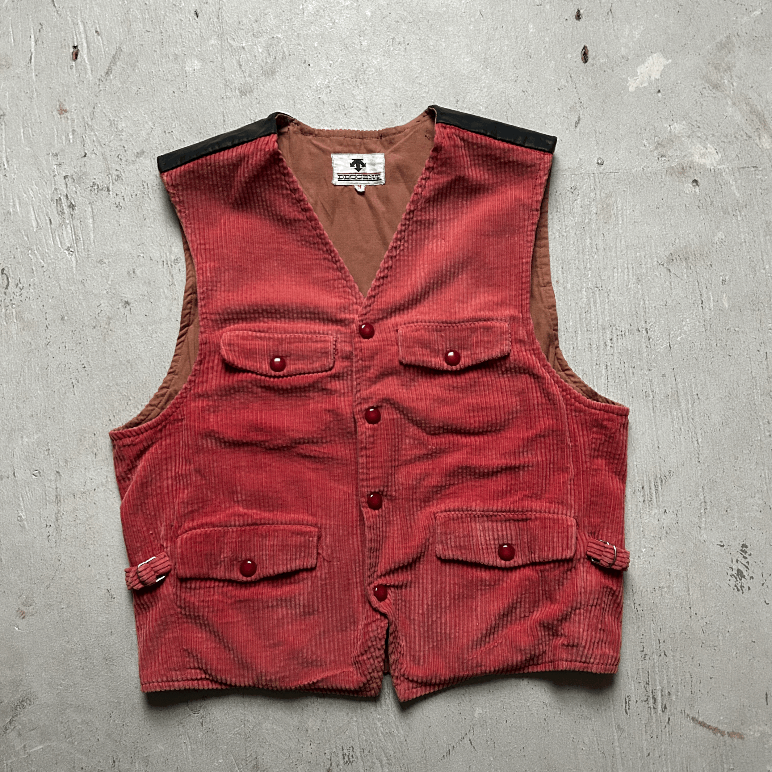 Pink Corduroy Vest - Medium