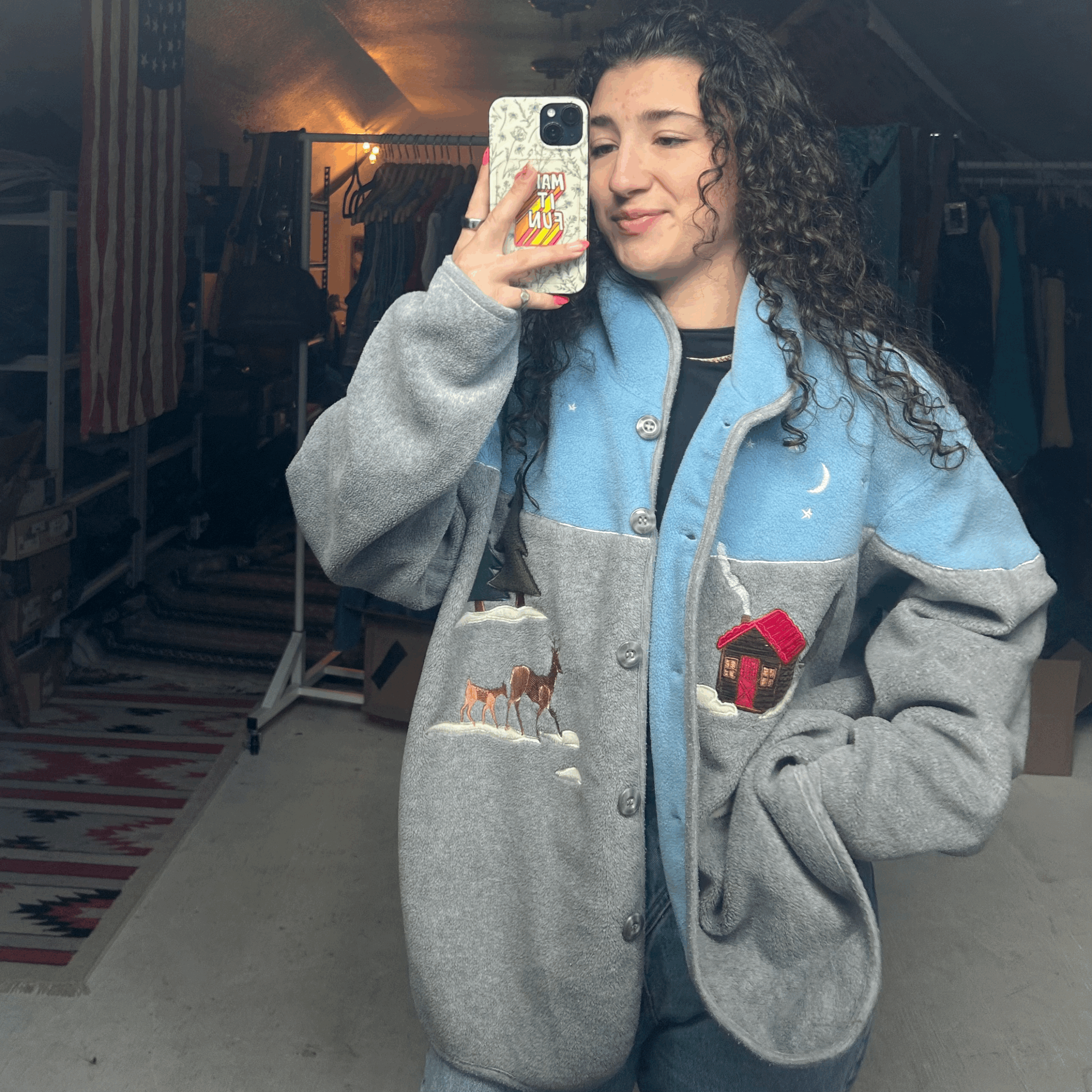 Granny Winter Fleece - Large