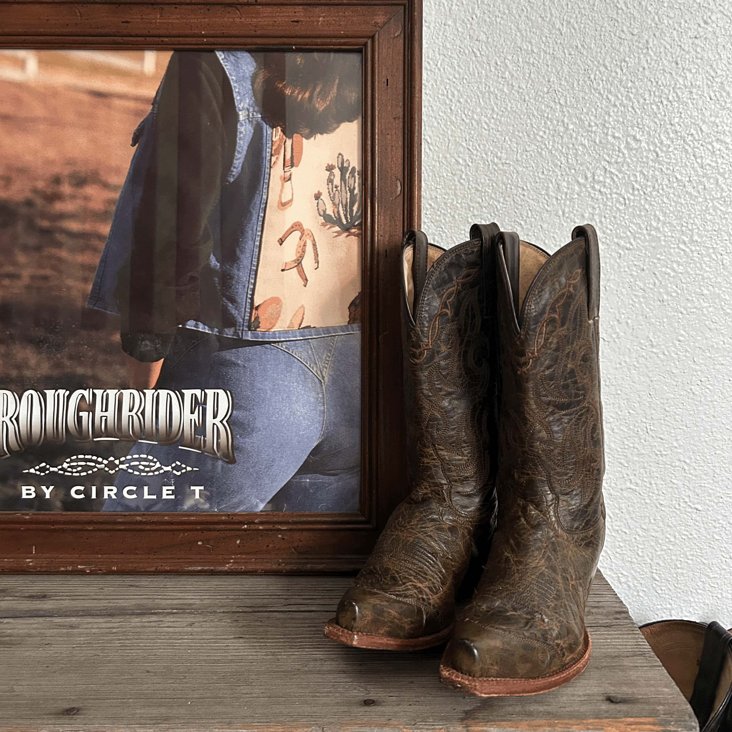 Olive Green Tony Lamas - Women's 6.5