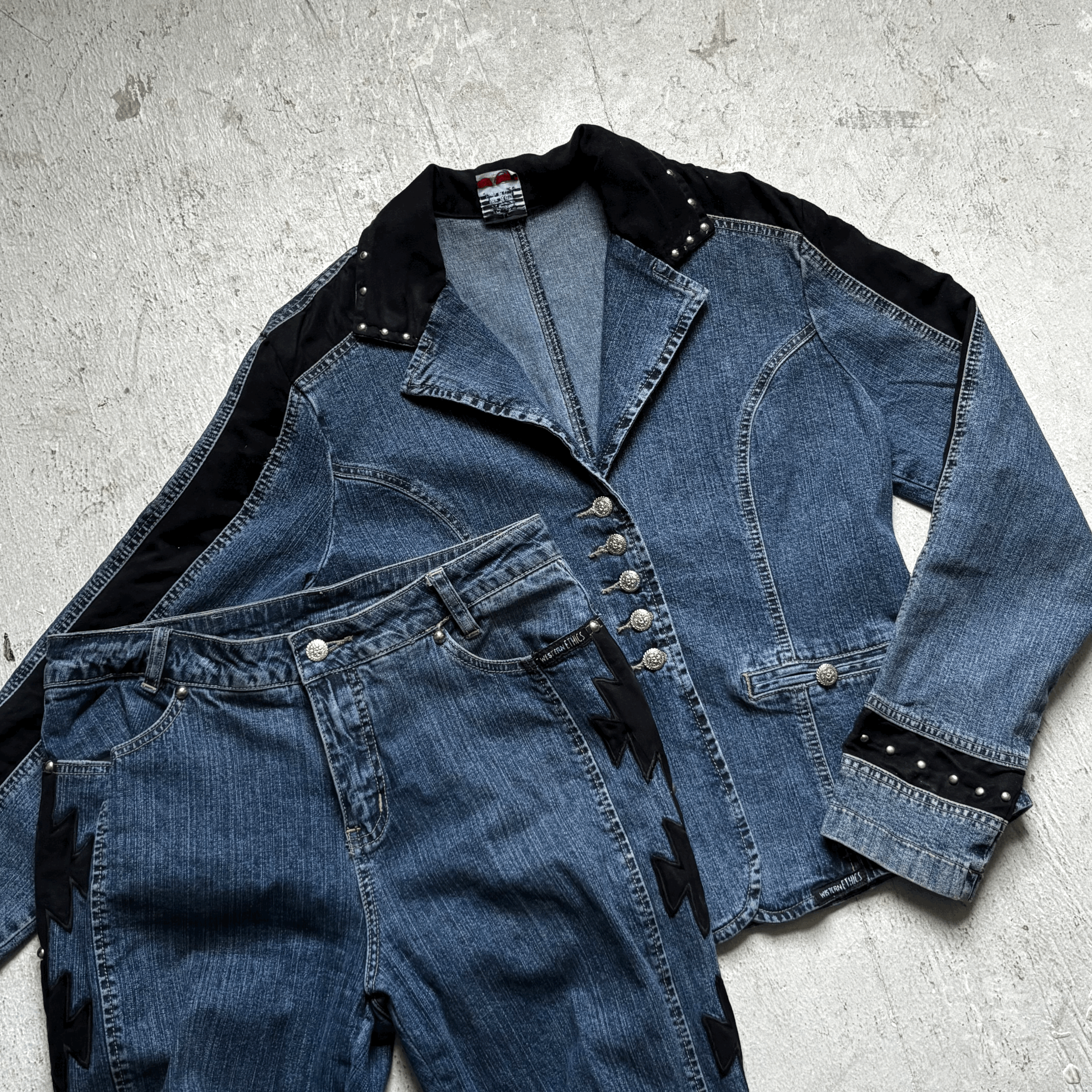 Rare Western Ethics Jacket & Jean Set 28"