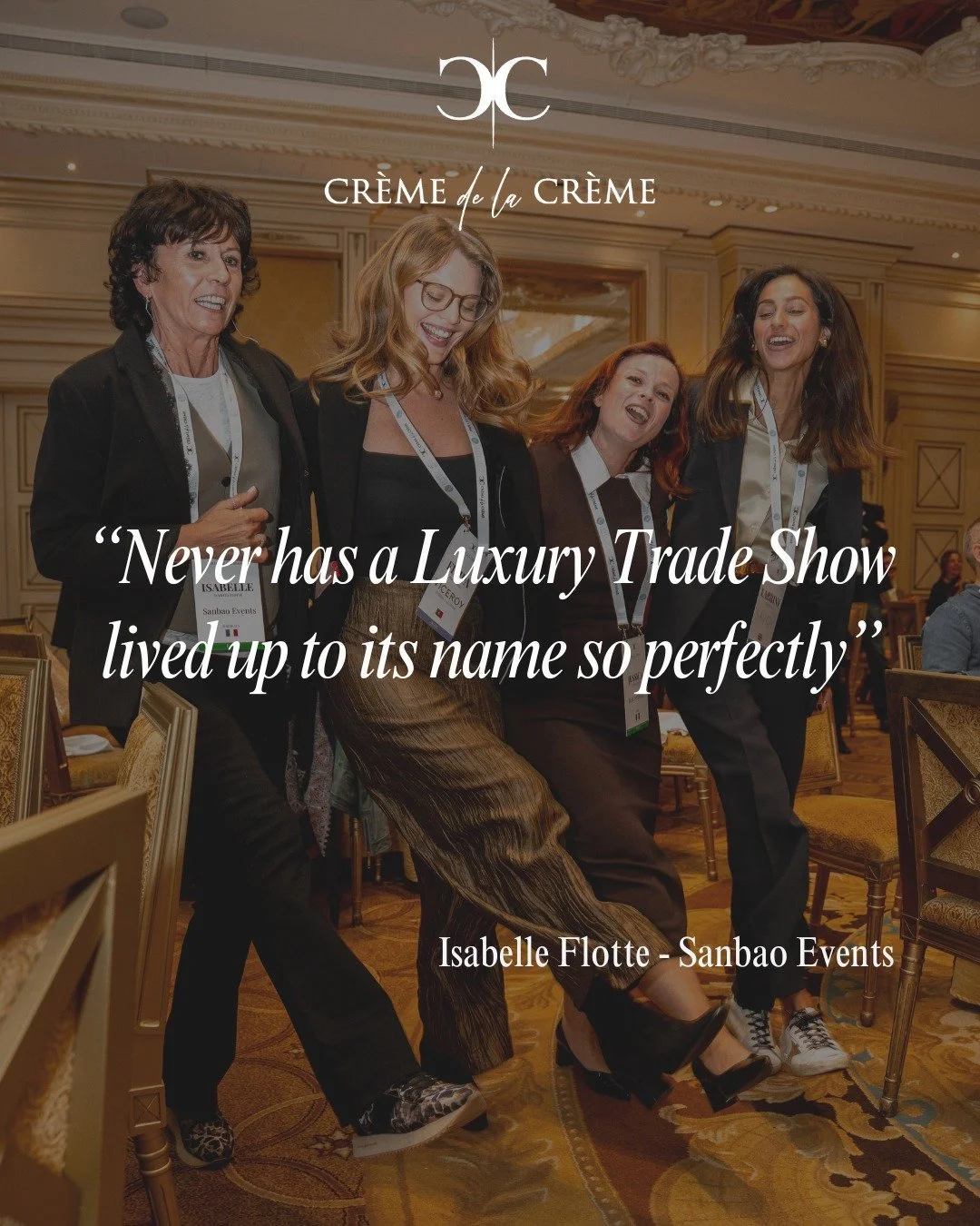 ✨ &ldquo;Never has a Luxury Trade Show lived up to its name so perfectly.&rdquo;

Thank you to @isa_flotte  for this wonderful feedback.

We are delighted to have delivered an experience worthy of our exhibitors and visitors. 

See you in 2026 for ev