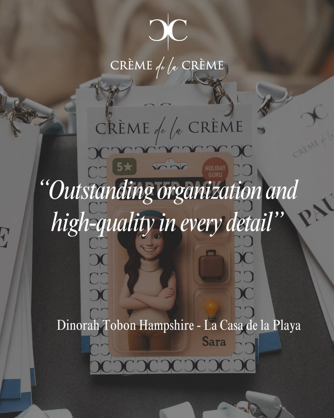 ✨ &ldquo;Outstanding organization and high-quality in every detail.&rdquo;

Thank you Dinorah from @lacasadelaplaya for this wonderful feedback.

Delivering an exceptional experience for our exhibitors and visitors is at the heart of Cr&egrave;me de 