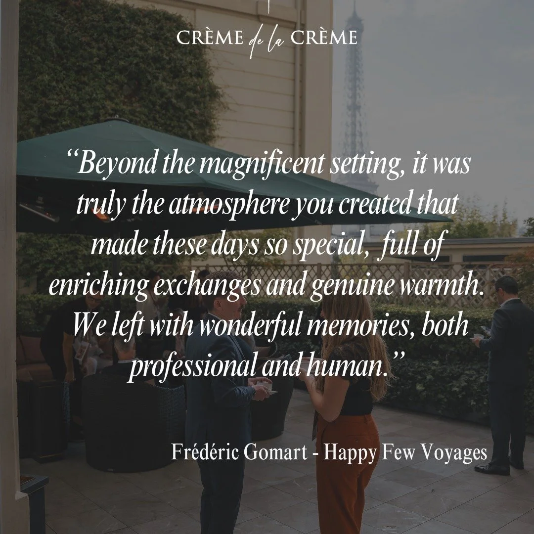 ✨ &ldquo;Beyond the magnificent setting, it was truly the atmosphere you created that made these days so special.&rdquo;

Thank you for this beautiful feedback.

We are proud to create an environment filled with meaningful exchanges, genuine warmth, 