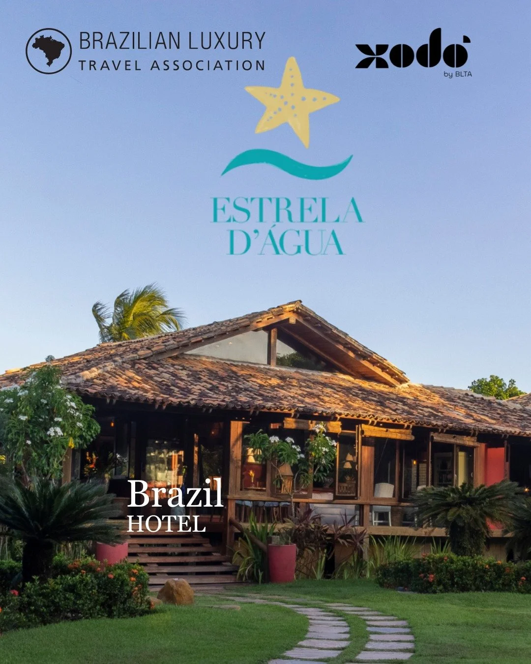 @estreladagua &ndash; A Hidden Gem on Brazil&rsquo;s Coast 🌴✨

We have the pleasure to welcome @estreladagua, member of @brazilian_luxury_travel &amp; @xodosdobrasil. 

@estreladagua in Trancoso, Brazil, offers a luxury coastal retreat on golden san