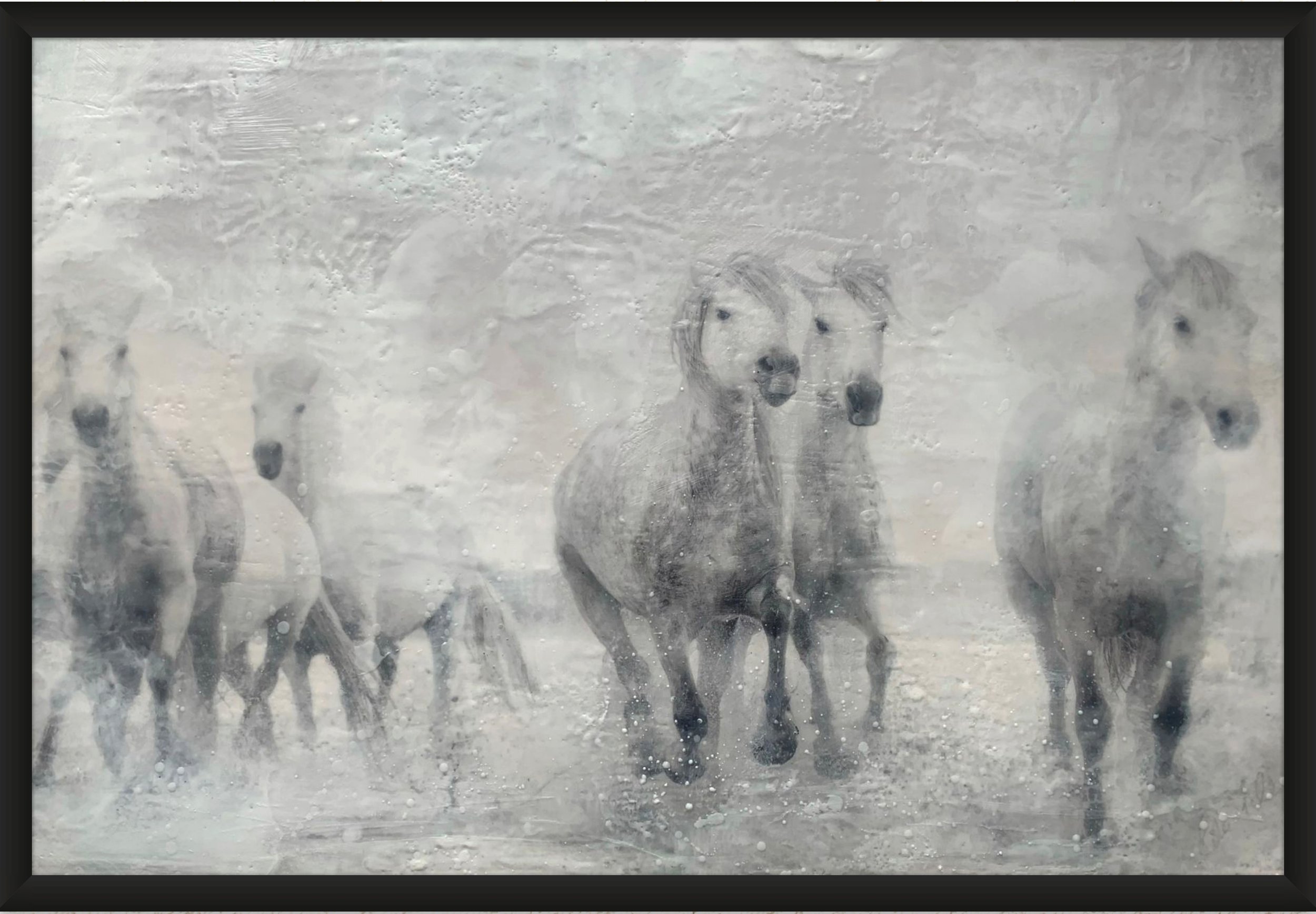 Titan's Horses 36"x24" £799 Framed