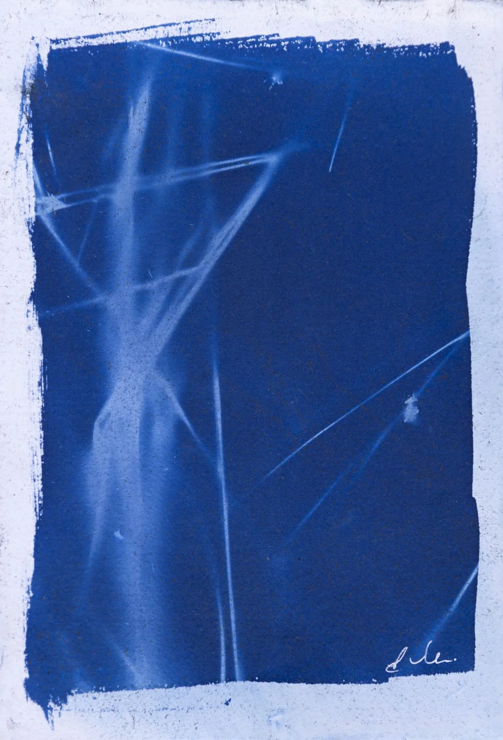 Elemental 5
Environmental cyanotype, 2026
Unique Cyanotype Original
A4/8 × 11"
Saddleworth Moor
Available - Enquire for pricing