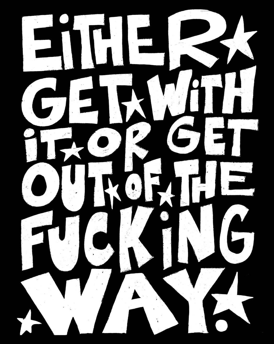 Get With It 8x10 Print