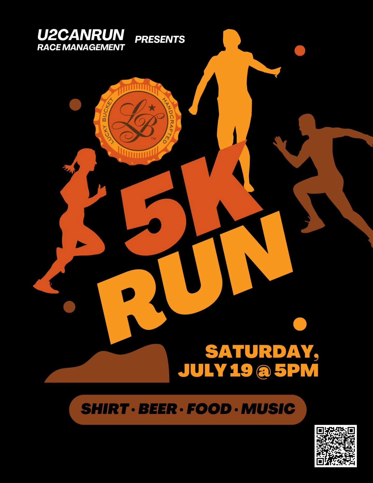 🍀**Lace up &amp; drink up!**🍺
The 2025 Lucky Bucket 5K is calling your name!

Join us for a one-of-a-kind off-road run/walk at Mahoney State Park&mdash;you&rsquo;ll hit dirt trails, grassy paths, and paved routes, all ending in a celebration that&r