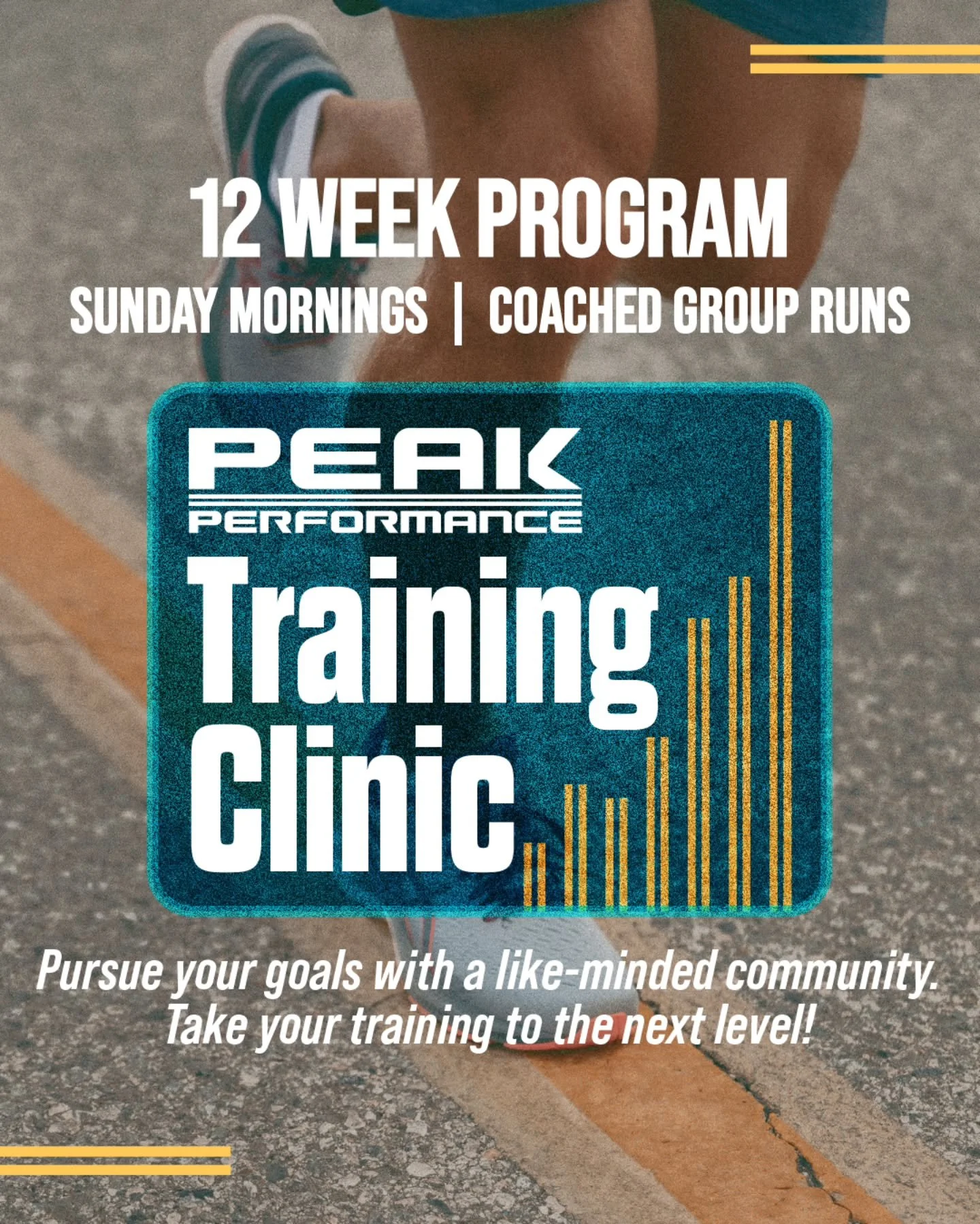 🏃&zwj;♀️🏃&zwj;♂️ Peak Distance Project 
No matter what race is on your calendar &mdash;  we&rsquo;re here to train with you.

Whether you're chasing a personal best, returning after a break, or trying something new, this crew is for you!

✨ Why joi
