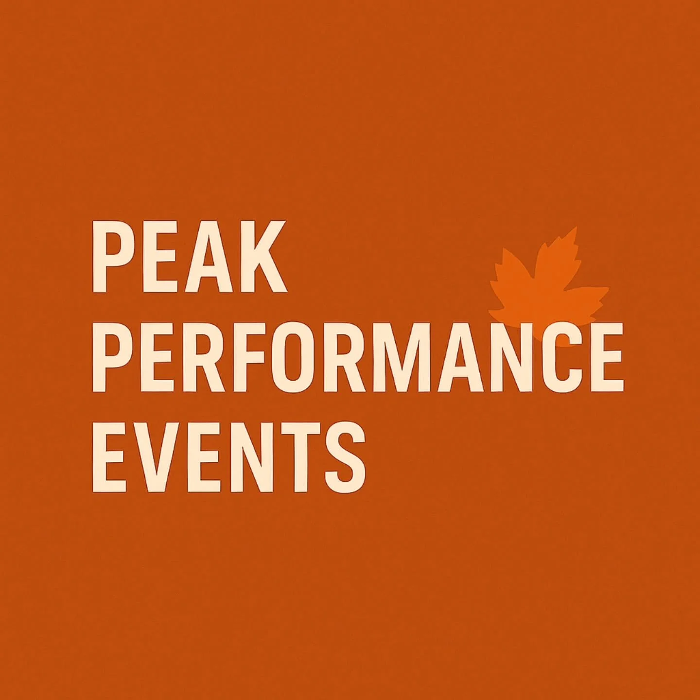 🍂 Peak Performance Fall Lineup &mdash; Let&rsquo;s Run! 🍂

There&rsquo;s no better time to get those miles in &mdash; cooler temps, great friends, and plenty of fun on the calendar! Join us for these upcoming runs and events 👇

🏃&zwj;♀️ Saturday 