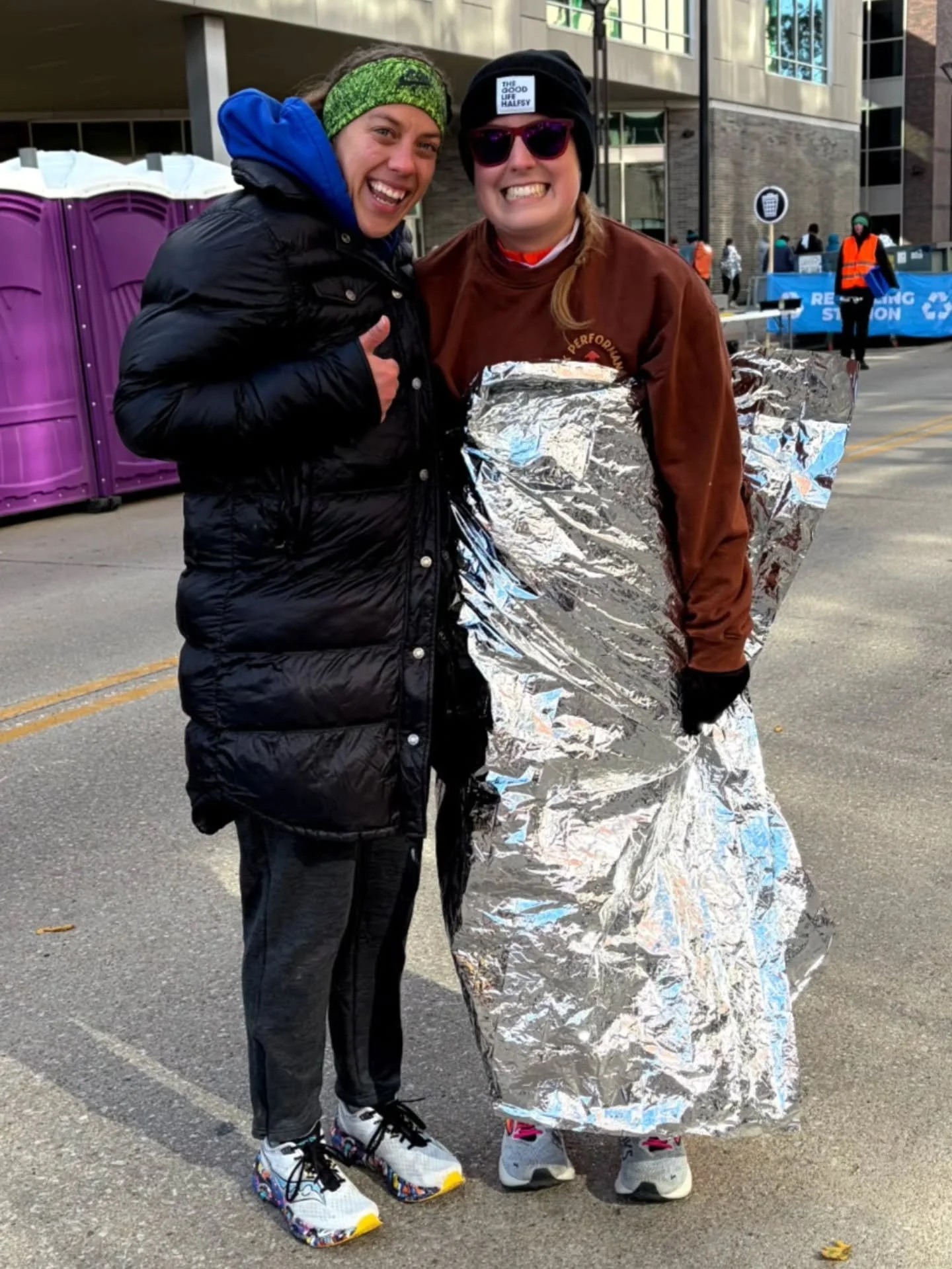 ❄️ HALFSY STRONG! ❄️

Coach 👟 Athlete 👯&zwj;♀️ Friends 💪

Nicole and Ainsley braved the cold together, stayed strong from start to finish, and crossed the line smiling!
🔥 A huge 9-minute PR for Ainsley &mdash; way to go!!

We&rsquo;re so proud of