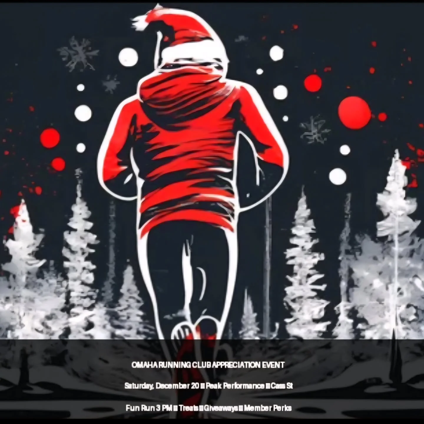 Omaha Running Club Appreciation Event &mdash; This Saturday! 💙🏃&zwj;♂️🏃&zwj;♀️✨
We&rsquo;re celebrating the ORC community the Peak way &mdash; miles, merch, and major good vibes.

📅 Saturday, December 20
📍 Peak Performance &ndash; 78th &amp; Cas