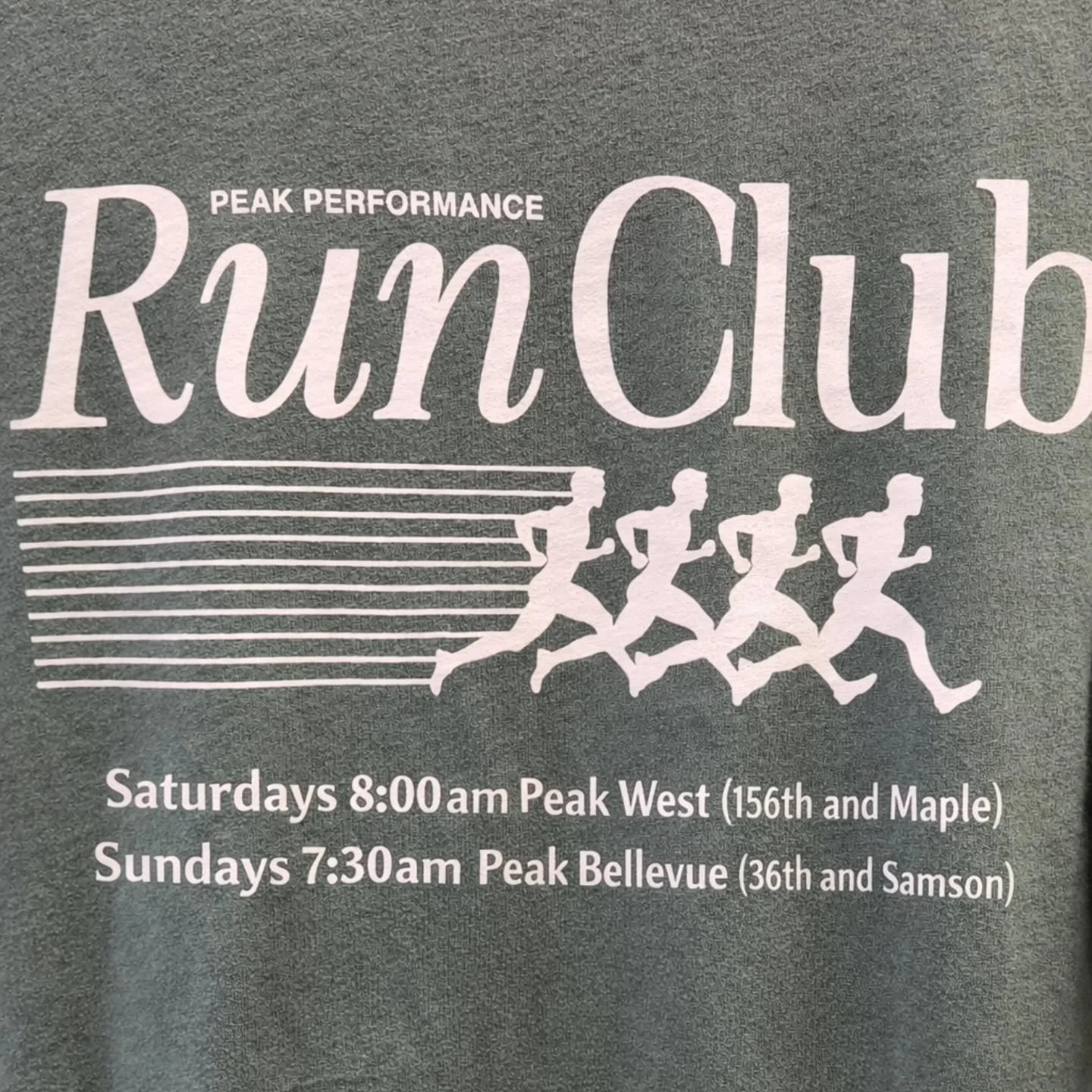 Run club isn&rsquo;t about pace.
It&rsquo;s about showing up.

Whether you&rsquo;re just getting started or keeping a long-time routine alive, there&rsquo;s a spot for you here. 🖤

🏃&zwj;♀️ Peak Performance Run Club
&bull; Saturdays 8:00 AM &ndash;