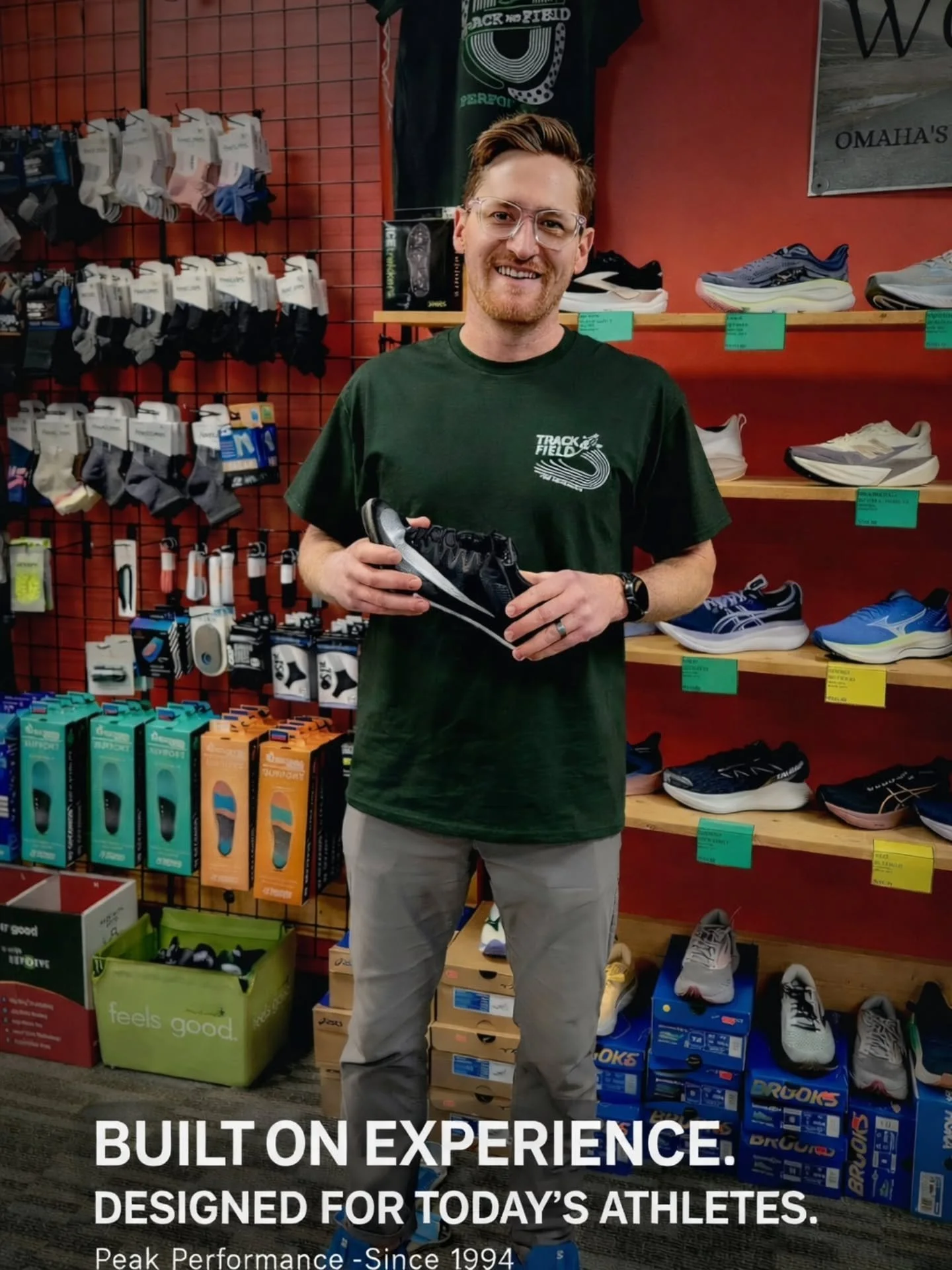 &ldquo;Past his prime?&rdquo; Maybe on paper 😉
What hasn&rsquo;t changed: Tim&rsquo;s love for the sport, his passion for coaching, and his commitment to making sure every athlete gets the right fit.

Fun fact: our owner Tim competed as a collegiate