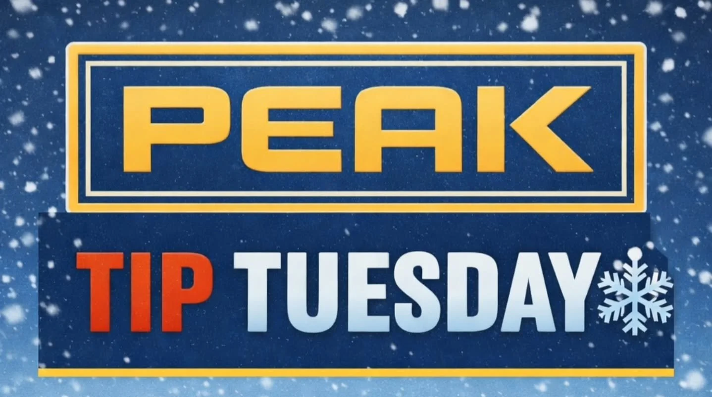 PEAK TIP TUESDAY ❄️
Big race or busy weekend ahead? A little planning goes a long way.

✔️ Lay out gear the night before
✔️ Fuel + hydrate like it matters (because it does)
✔️ Don&rsquo;t skip the warm-up&mdash;even when it&rsquo;s cold

And if you n