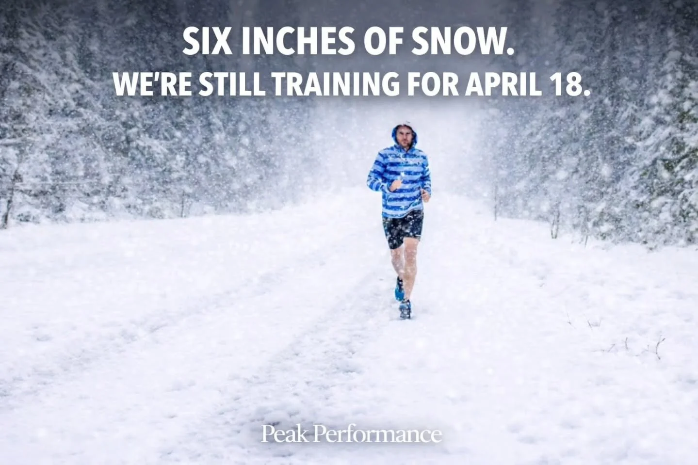 Winter storm warning in Omaha.
And somewhere out there&hellip; someone is still thinking about April 18.

28 miles.
3 stores.
One point-to-point adventure.

Storms don&rsquo;t cancel spring goals. They reveal who&rsquo;s committed.

If you&rsquo;re t