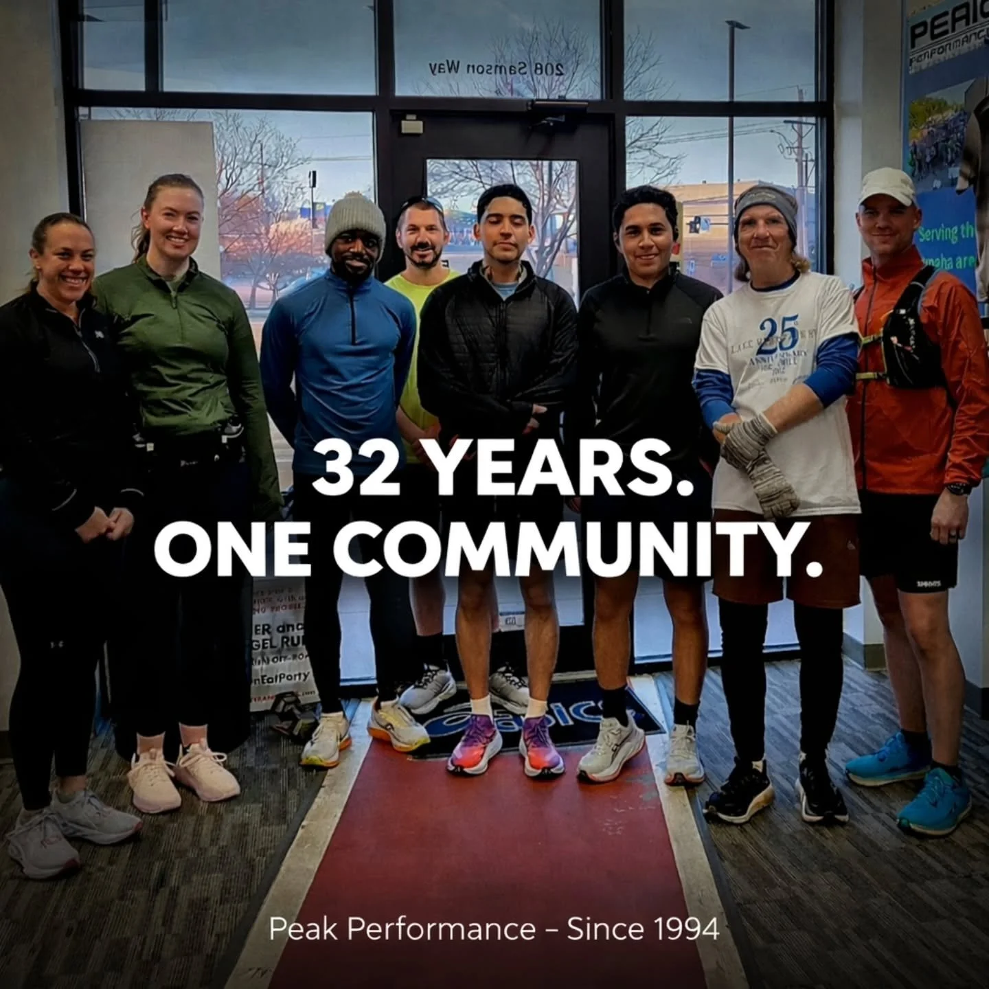 For 32 years, Peak has been more than a store.
It&rsquo;s been a meeting place.

Join us this Sunday as we celebrate the only way we know how:

🏃&zwj;♀️ Sunday | 7:30 AM
📍 Bellevue &ndash; 36th &amp; Samson

Training for the Peak to Peak to Peak or