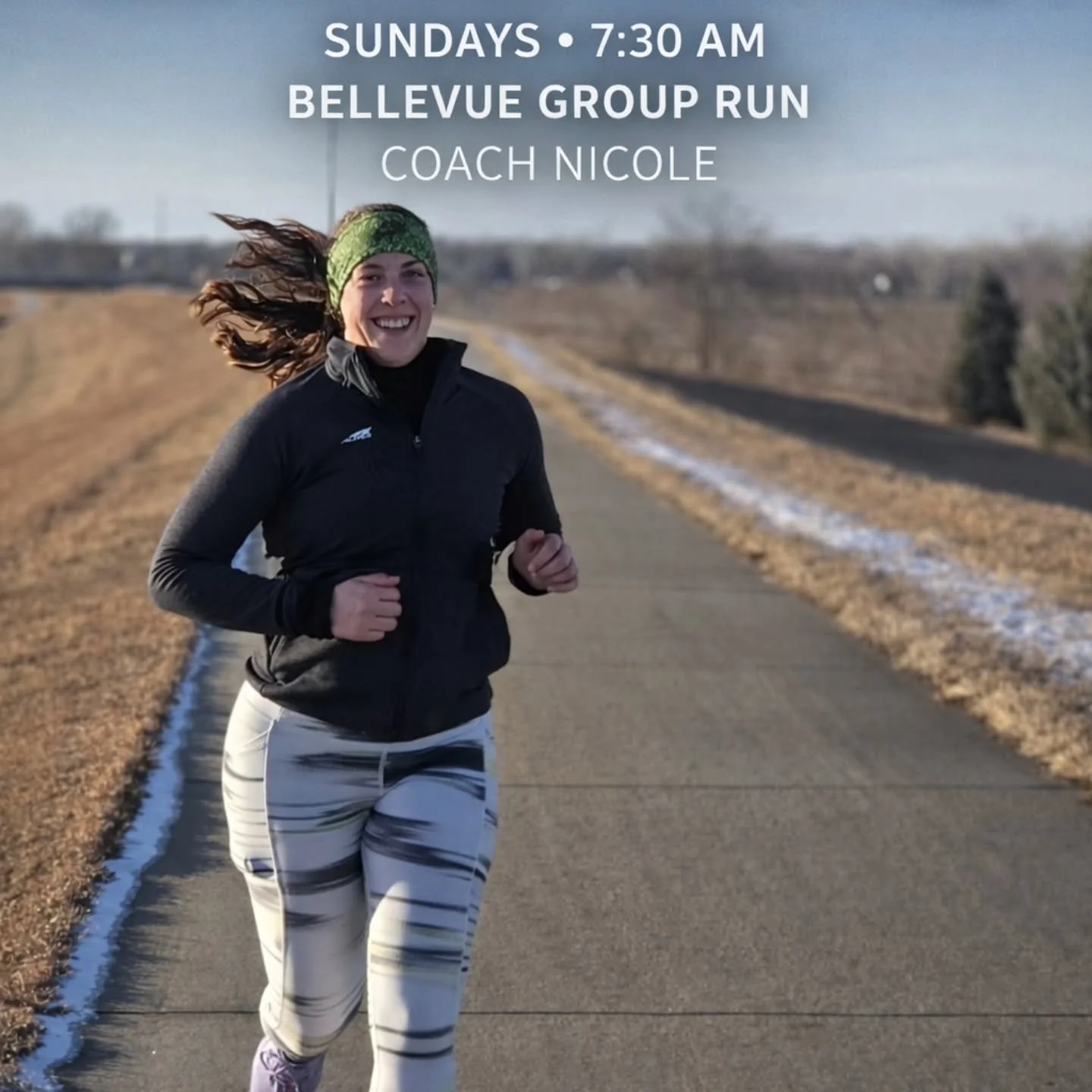 ❄️ Winter might be making a comeback Sunday&hellip; so let&rsquo;s get the miles in before it does.

Join Coach Nicole for the Bellevue Group Run this Sunday morning at Peak Performance.
🏃&zwj;♀️ 7:30 AM
📍 Peak Bellevue &ndash; 36th &amp; Samson

A