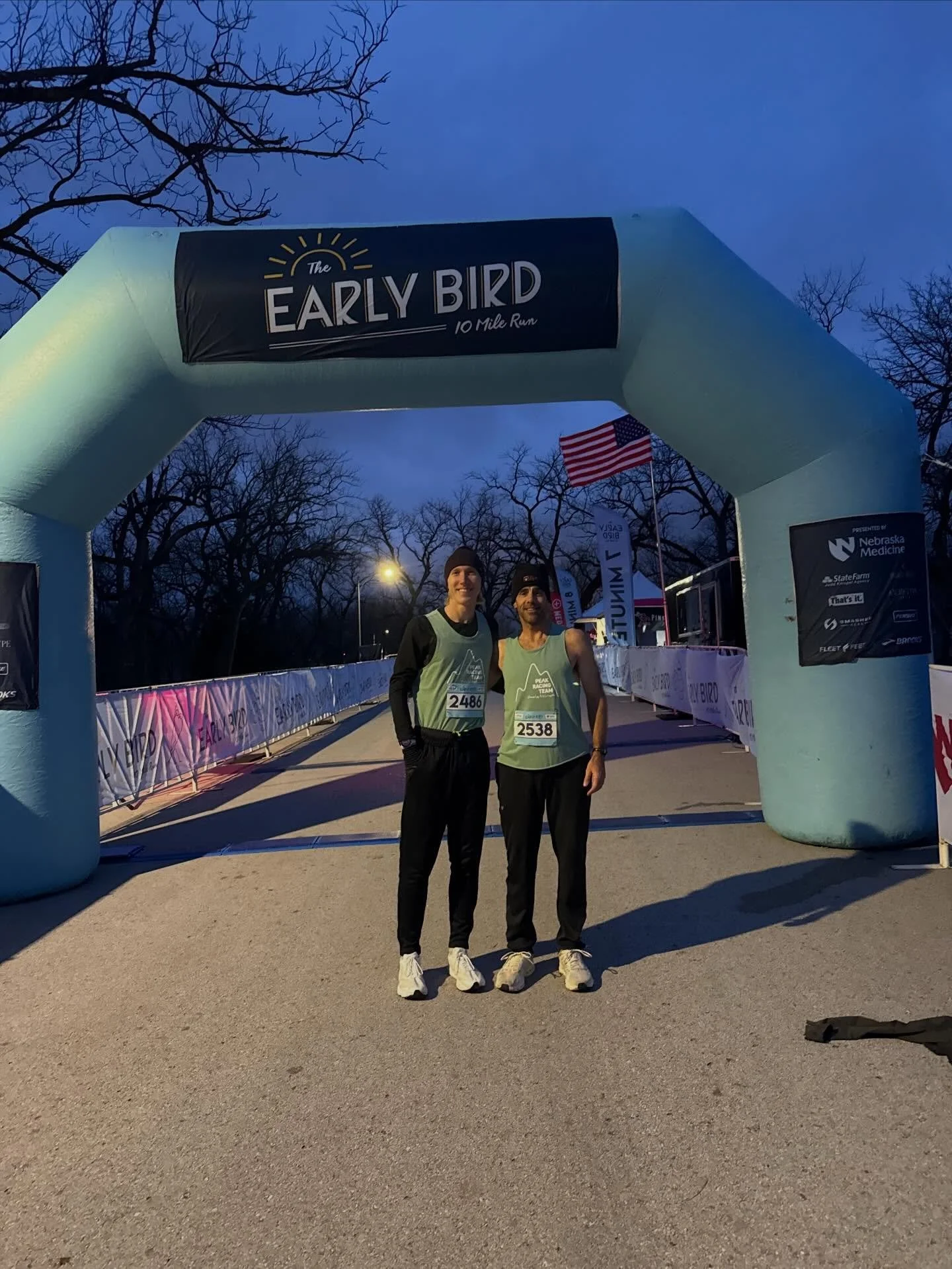 Well run races this morning by our early birds. Great jobs getting it done, @kukeiser and introducing @planetfutey to the squad!

@earlybird10mile