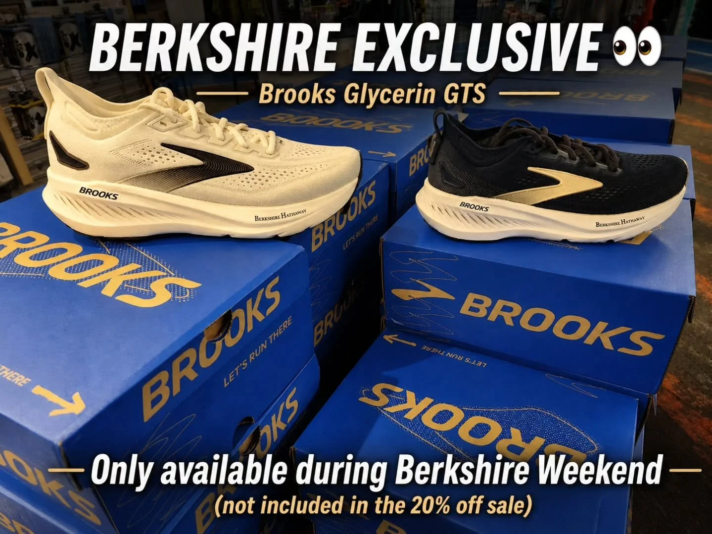 👀 Berkshire Exclusive Alert

The Brooks Glycerin GTS &ndash; Berkshire Hathaway Edition is now available at Peak Performance.

This limited-edition release is available in men&rsquo;s and women&rsquo;s styles and was created specifically for Berkshi