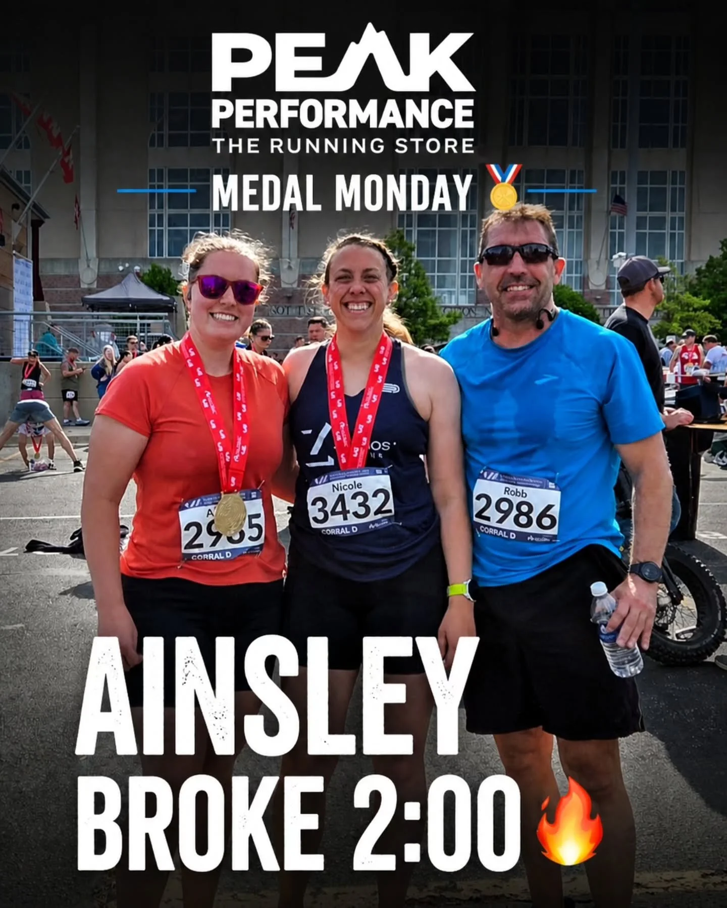 🏅 MEDAL MONDAY 🏅
AINSLEY BROKE 2 HOURS!!!! 🔥

That finish line smile says it all.
Months of work. Early mornings. Showing up when it wasn&rsquo;t easy&hellip; and it paid off in a BIG way.

Ainsley crushed the Lincoln Half Marathon and hit a huge 