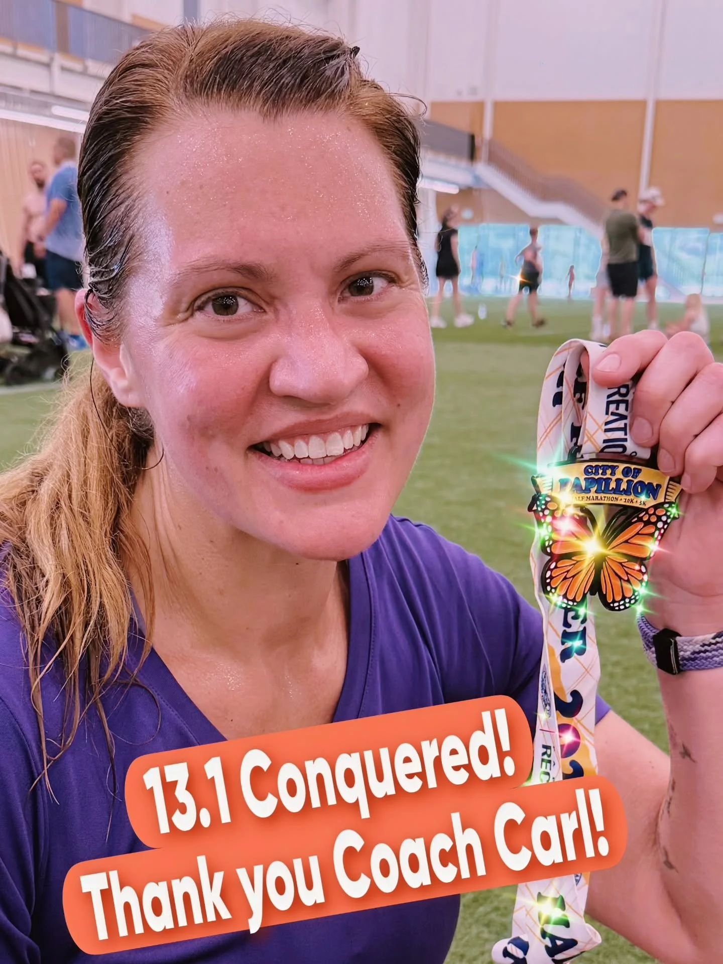 13.1 conquered! 🦋

Huge congrats to Mindy on finishing the City of Papillion Half Marathon!

Mindy is not only part of our Peak Performance team &mdash; she&rsquo;s also been training with Coach Carl through Peak Distance Project. This finish repres