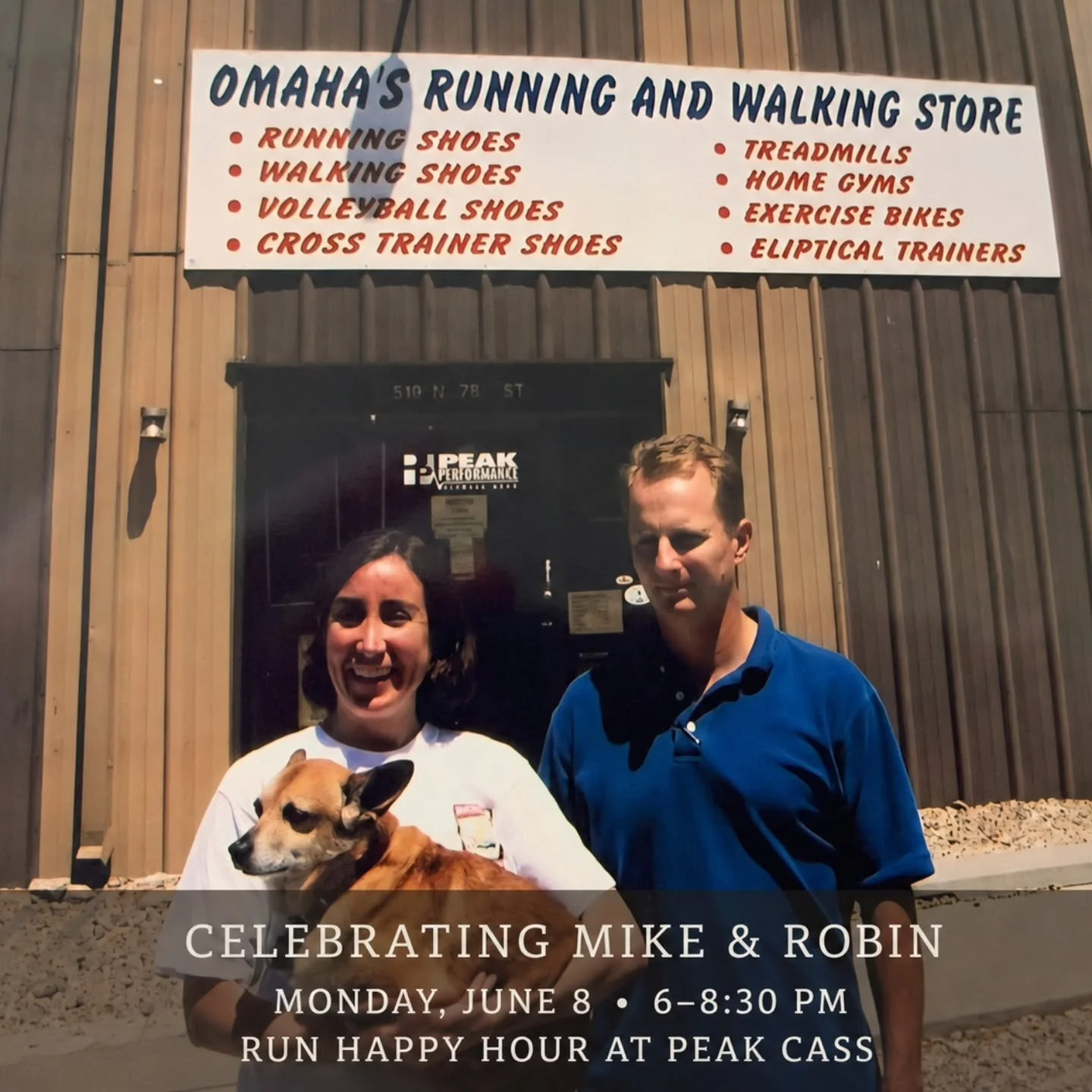 One week from today, we&rsquo;re celebrating two people who helped build the heart of Peak Performance. 💙

Join us Monday, June 8th from 6&ndash;8:30 PM at Peak Performance 78th &amp; Cass as we celebrate Mike and Robin&rsquo;s retirement during Run