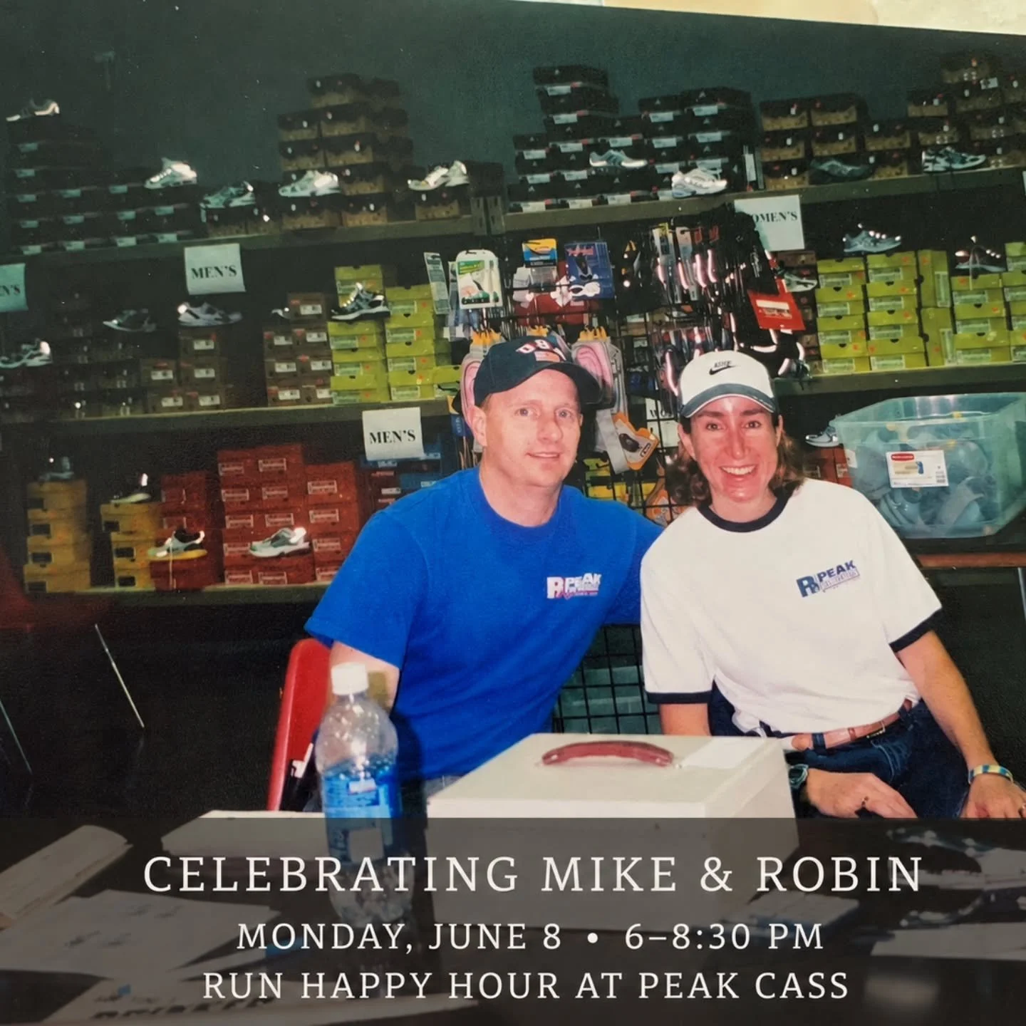 Tonight&rsquo;s the night. 💙

Join us this evening from 6&ndash;8:30 PM at Peak Performance Cass as we celebrate Mike and Robin&rsquo;s retirement during Run Happy Hour.

For decades, Mike and Robin have helped shape the Omaha running and walking co