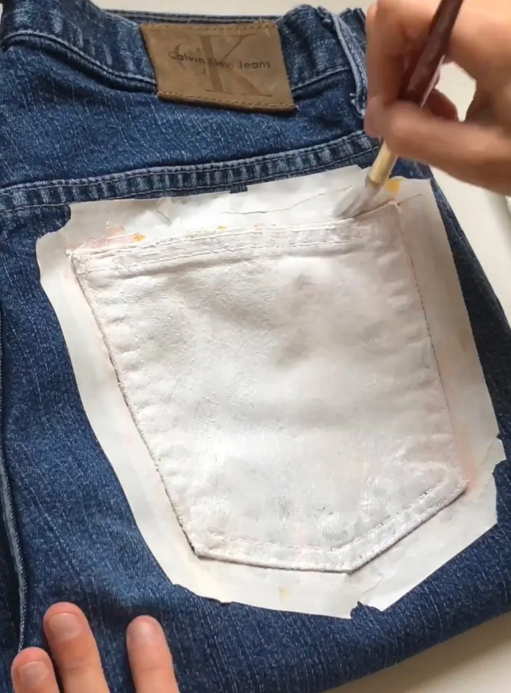 How to Fix Mistakes on Painted Denim